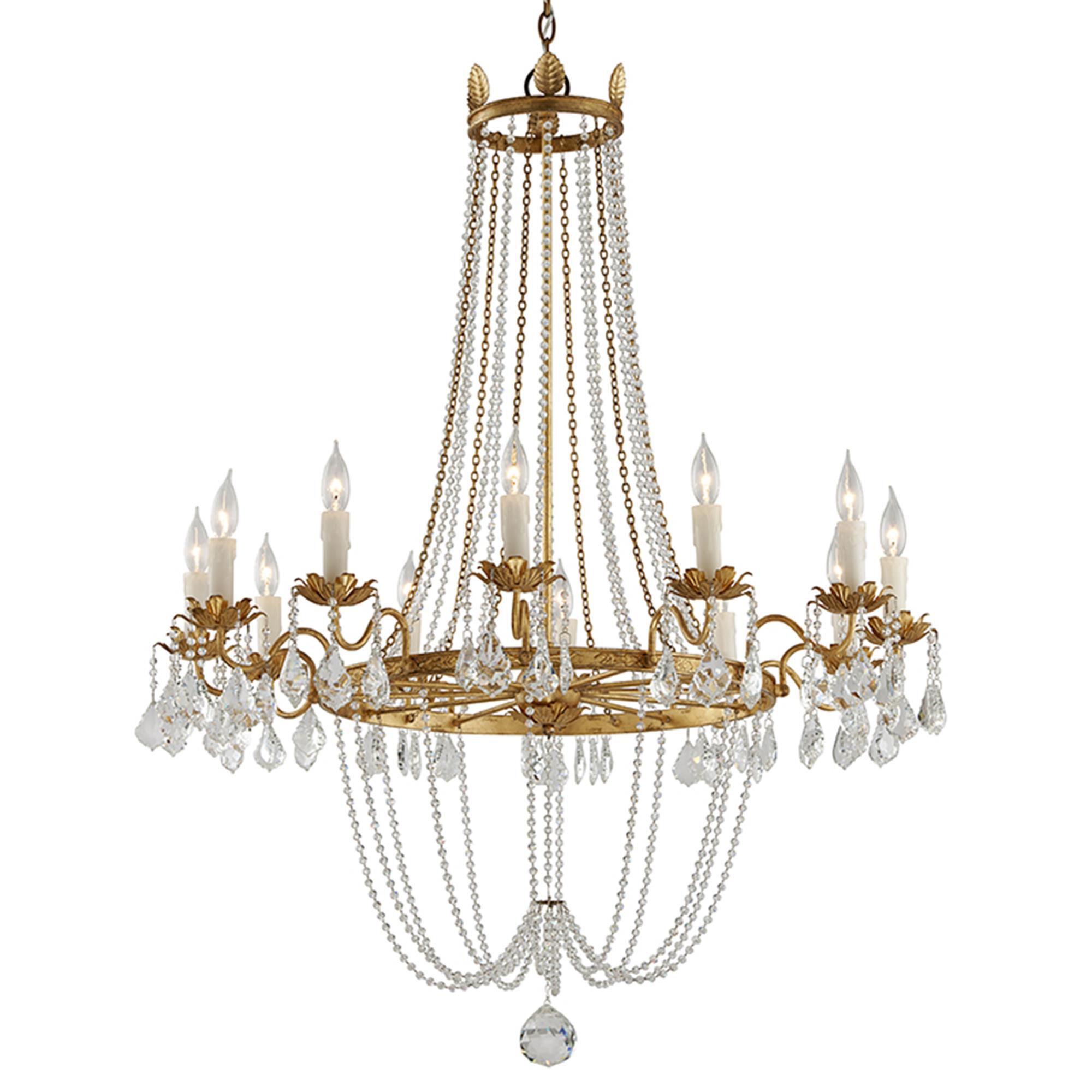Viola 37.5 Inch Chandelier by Troy Lighting