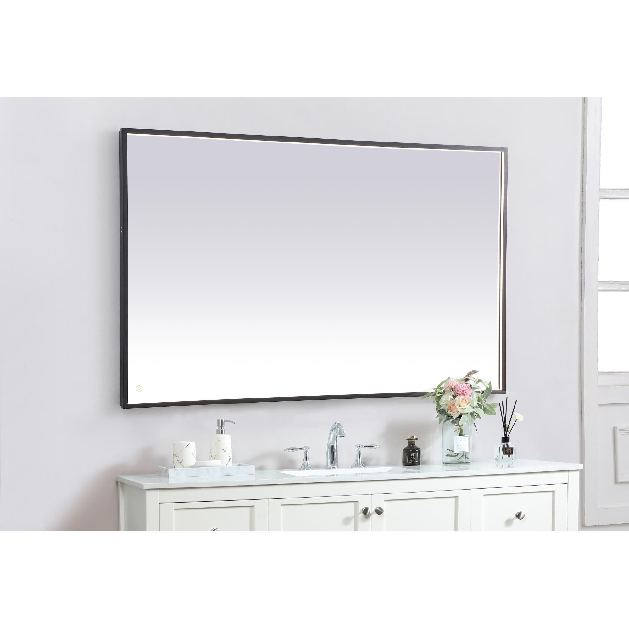 Pier LED Lighted Mirror by Elegant Decor