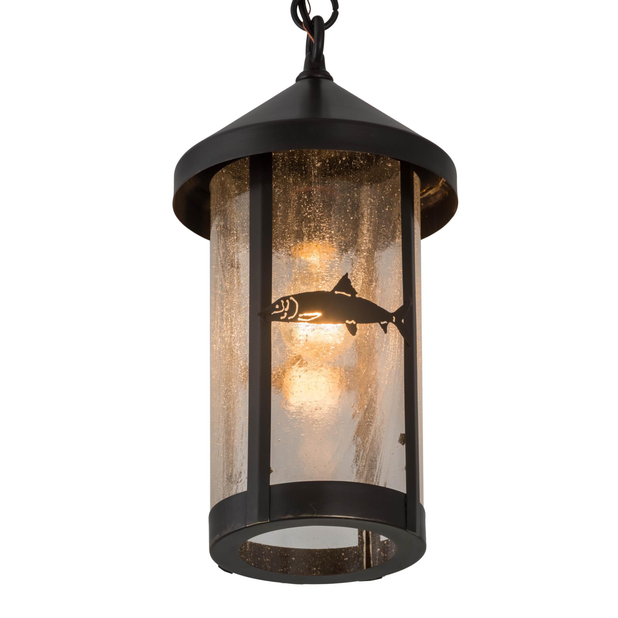 Bonefish Fulton 8 Inch Cage Pendant by Meyda Lighting