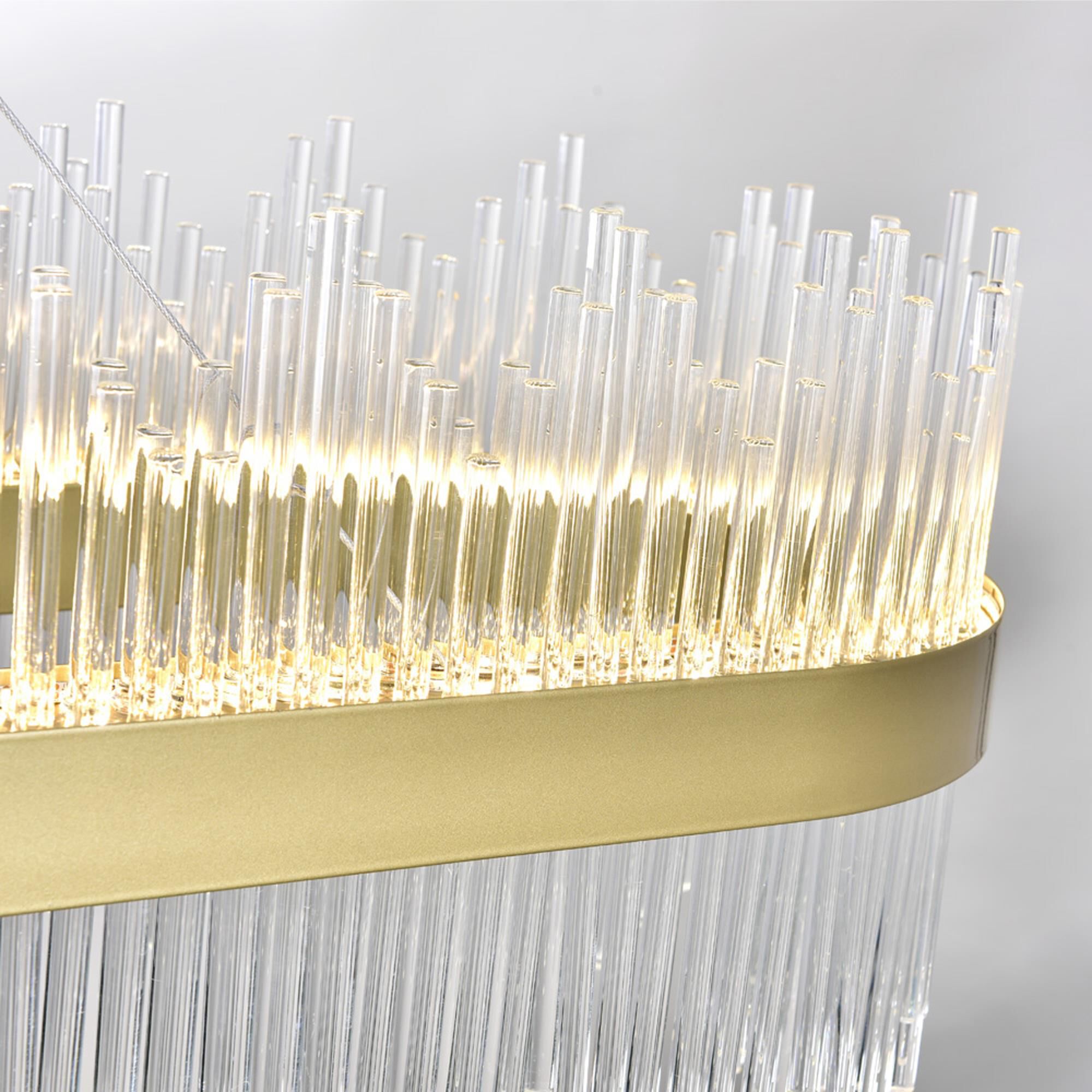 Shown in Medallion Gold finish and K9 Clear crystal