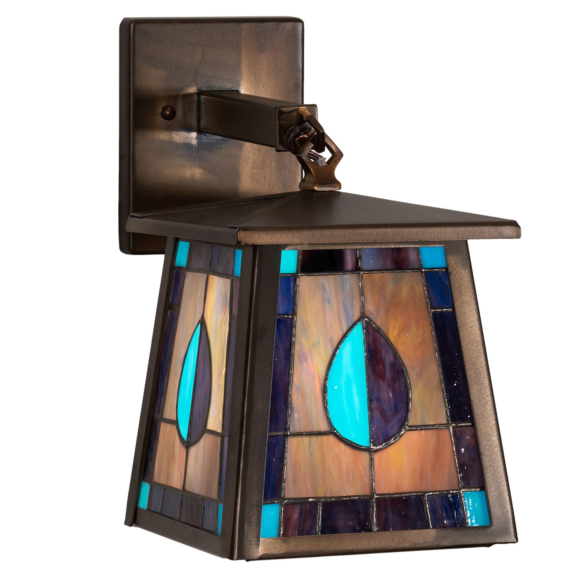 Mackintosh Leaf 13 Inch Wall Sconce by Meyda Lighting