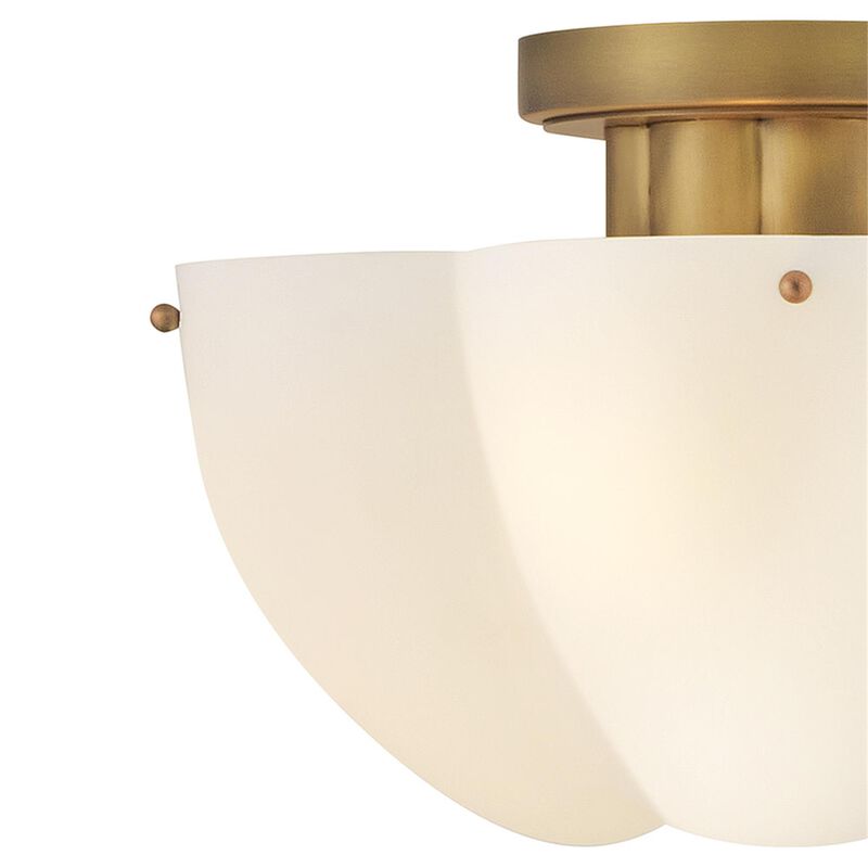 Becca 14 Inch 4 Light Semi Flush Mount by Hinkley