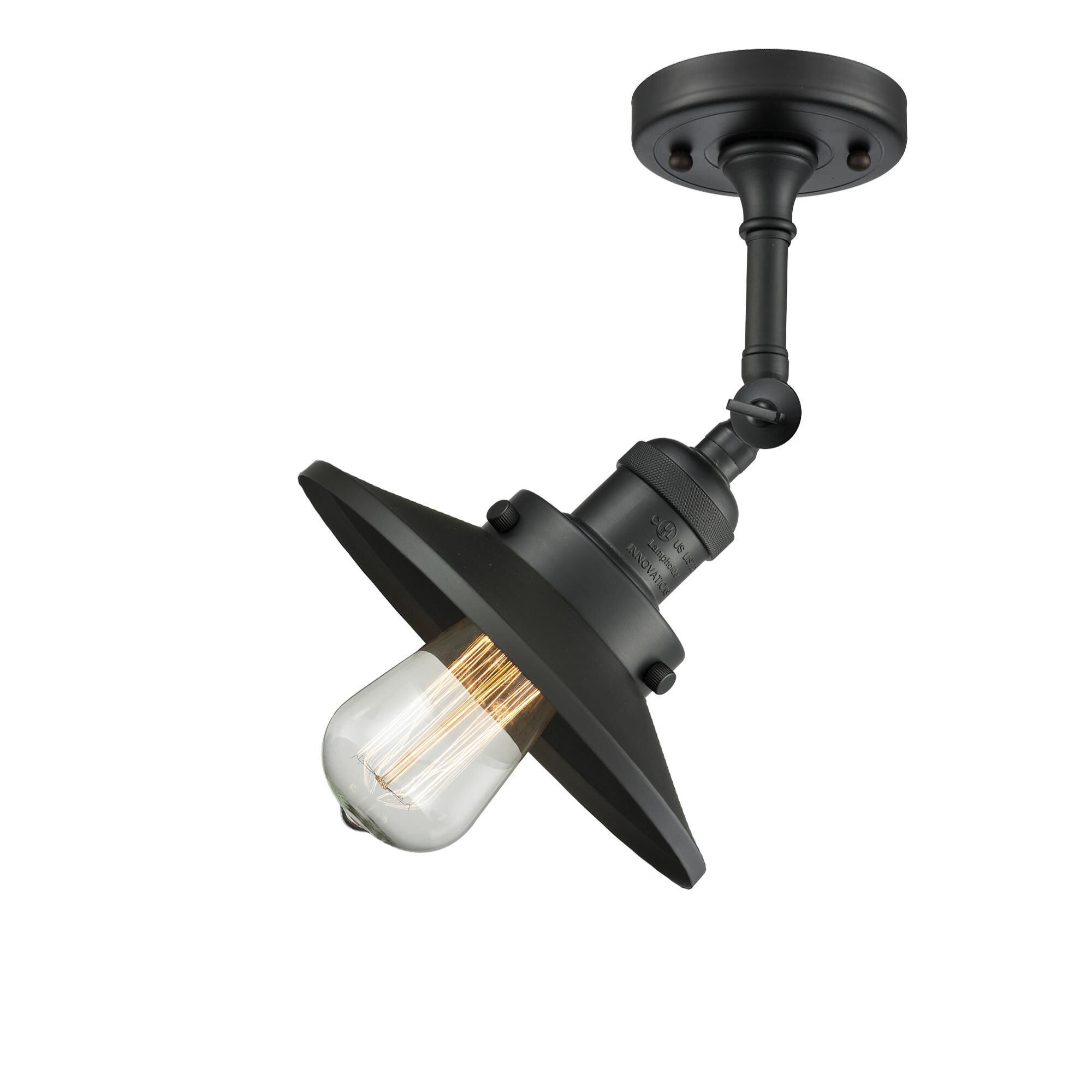 Shown in Matte Black finish and Matte Black glass and Matte Black shade and No Accent accent