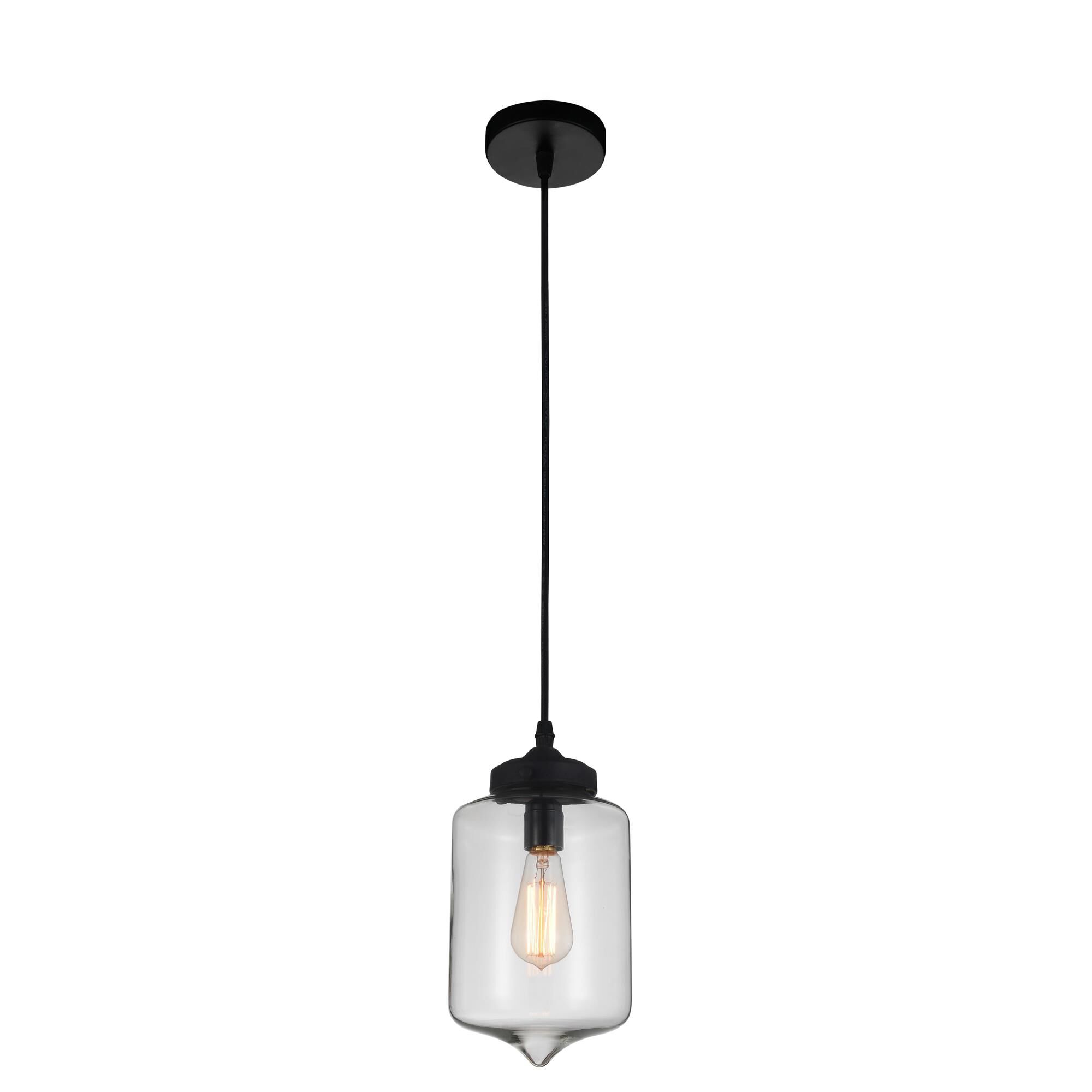 CWI Lighting Glass 7 Inch Mini Pendant