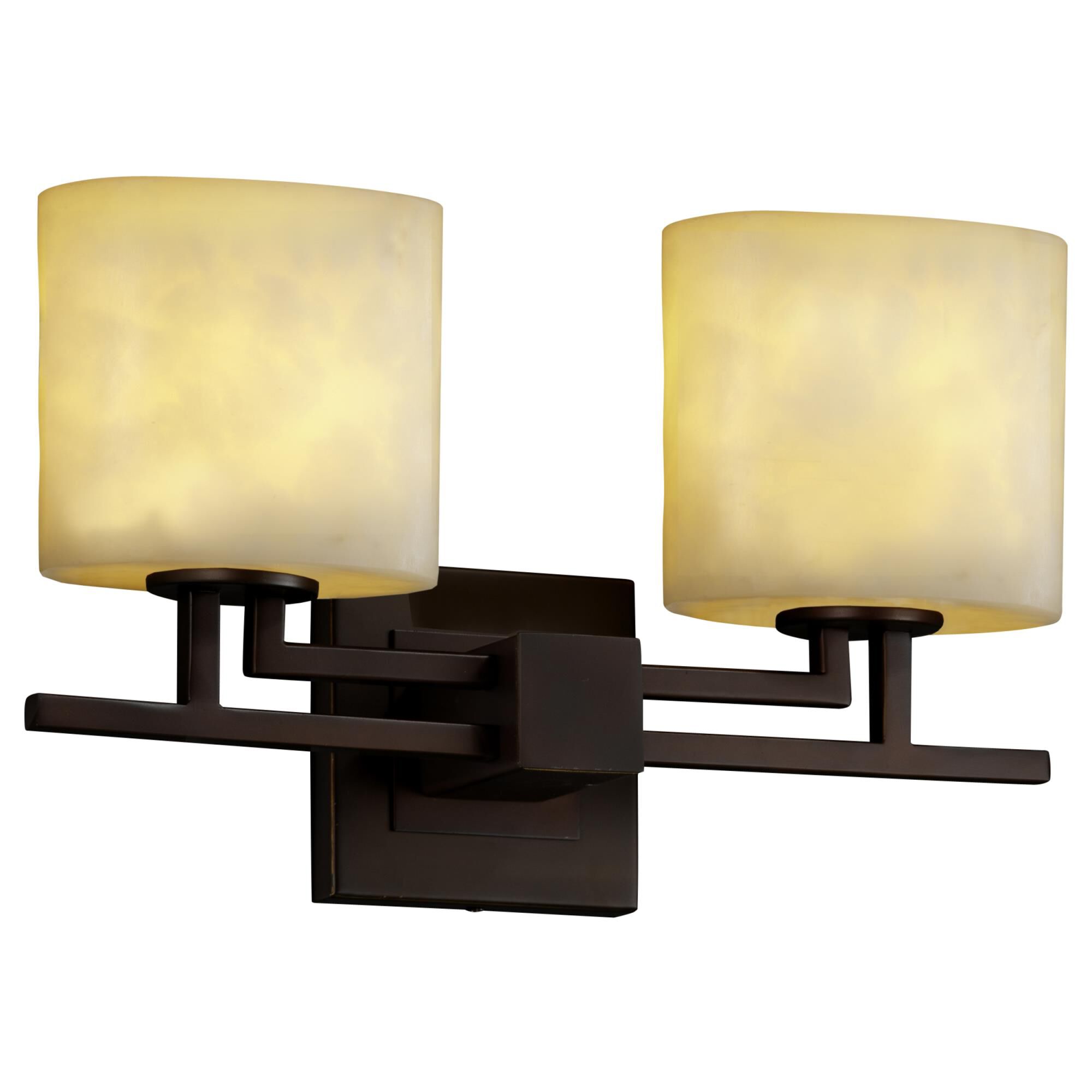 Clouds 16 Inch 2 Light Bath Vanity Light by Justice Design Group