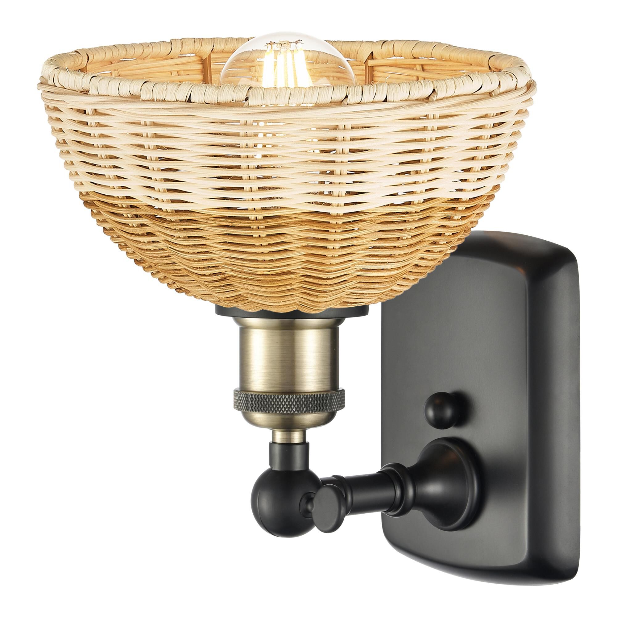 Bruno Marashlian Bristol Natural II 8 Inch Wall Sconce by Innovations Lighting