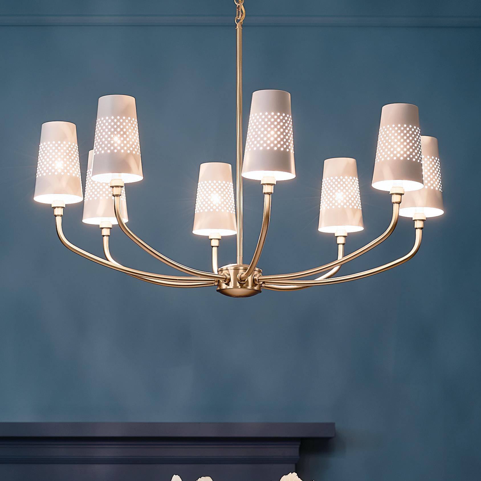 Adeena 8 Light Mini Chandelier by Kichler Lighting
