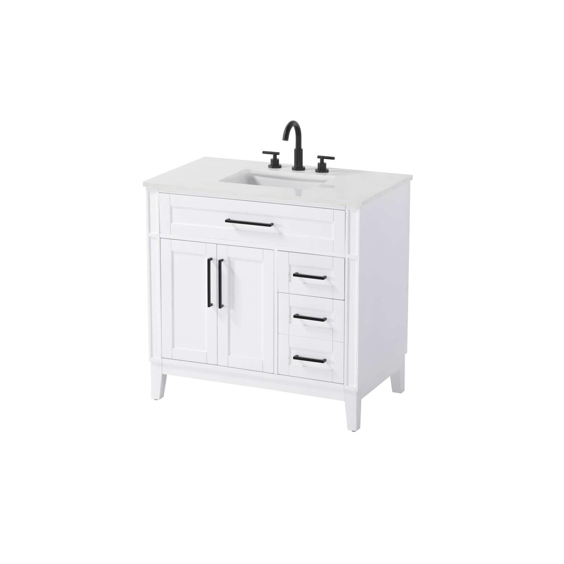 Virginia 36 Inch Bath Vanity by Elegant Decor