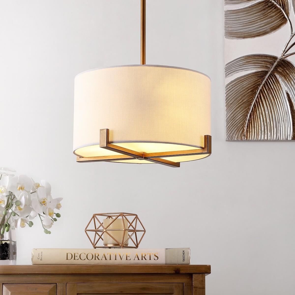 Rema 14 Inch LED Large Pendant by Safavieh - Clearance