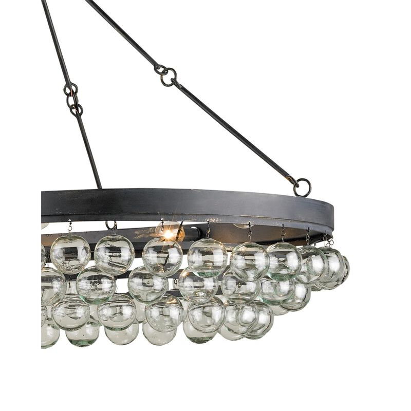 Balthazar 46 Inch 6 Light Semi Flush Mount by Currey & Company