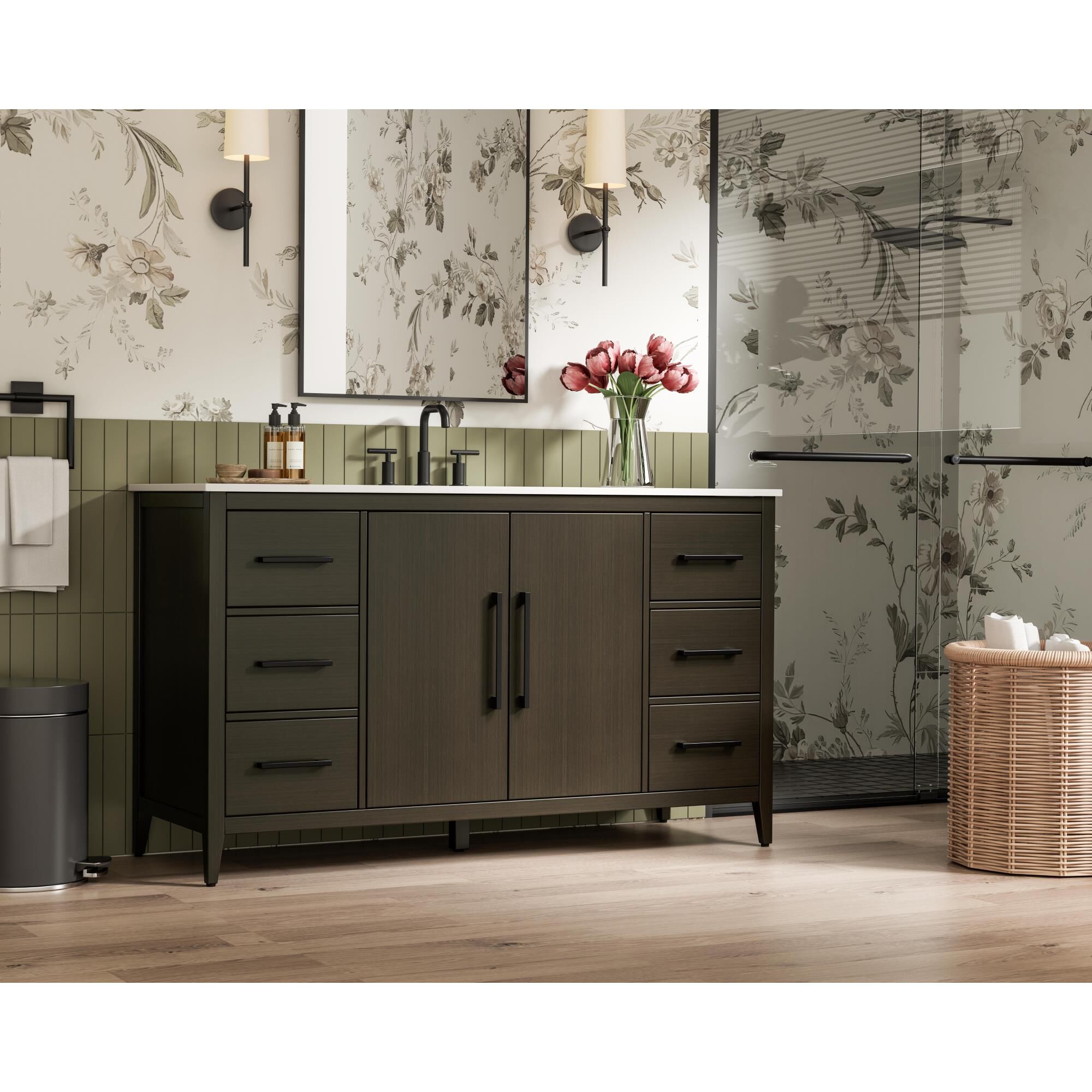 Millie 60 Inch Bath Vanity by Elegant Dcor