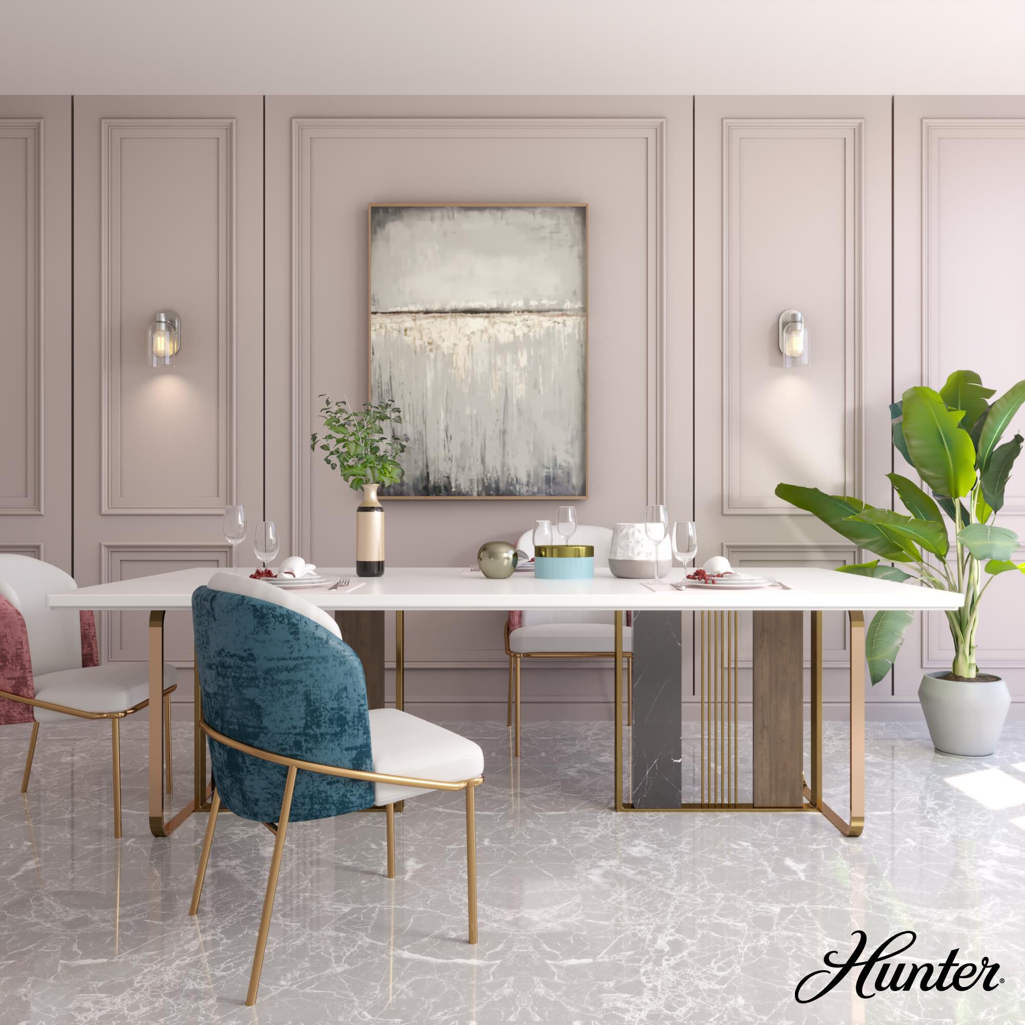 Hunter Fan Lochmeade 10 Inch Wall Sconce