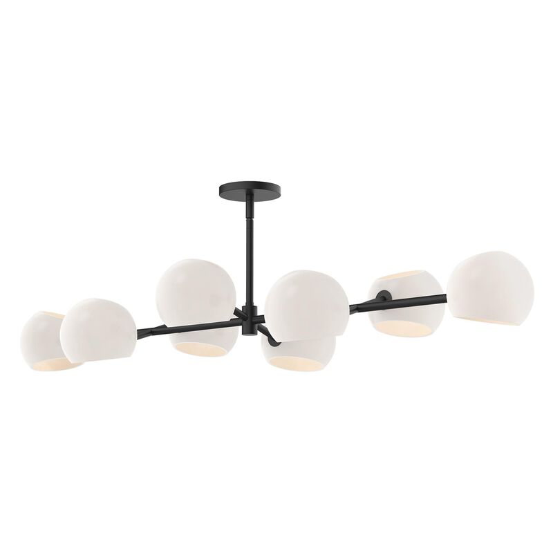Willow Medium Linear Chandelier by Alora Mood