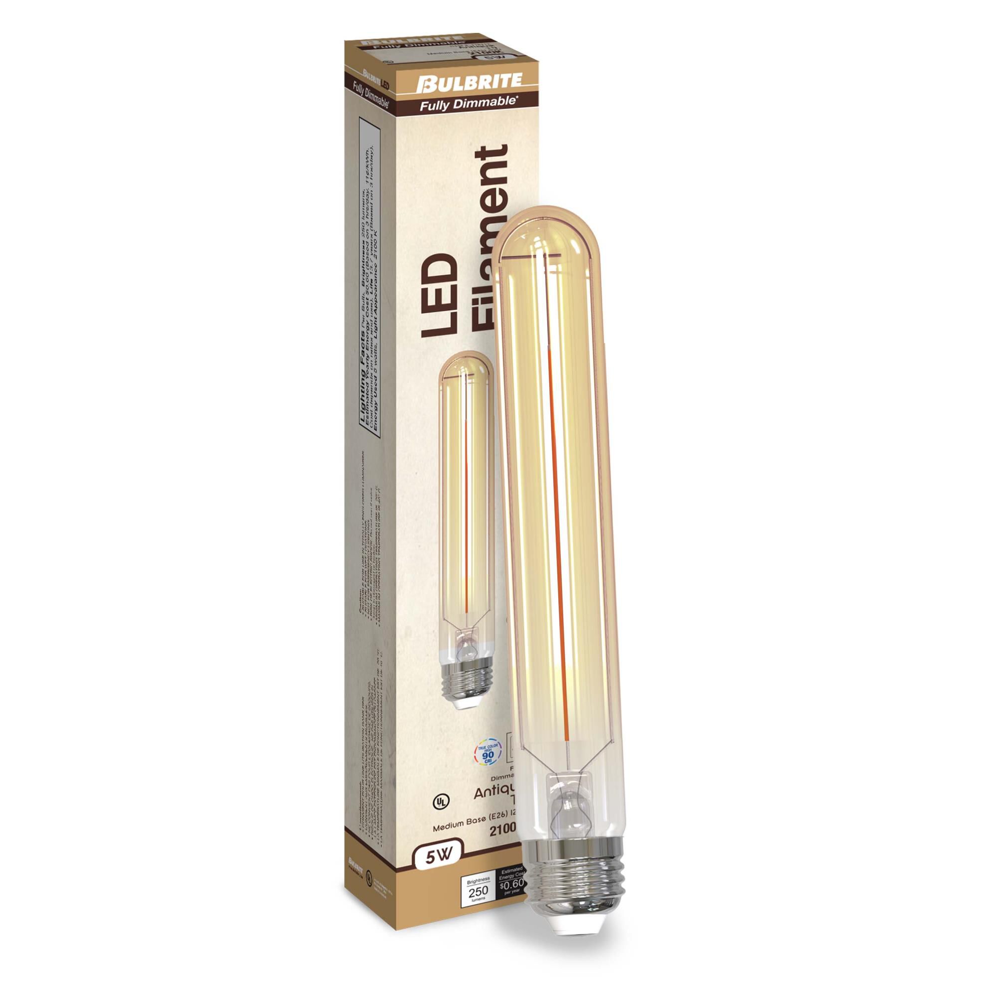 Dimmable 5 Watt 2100K T9 LED Light Bulb,
