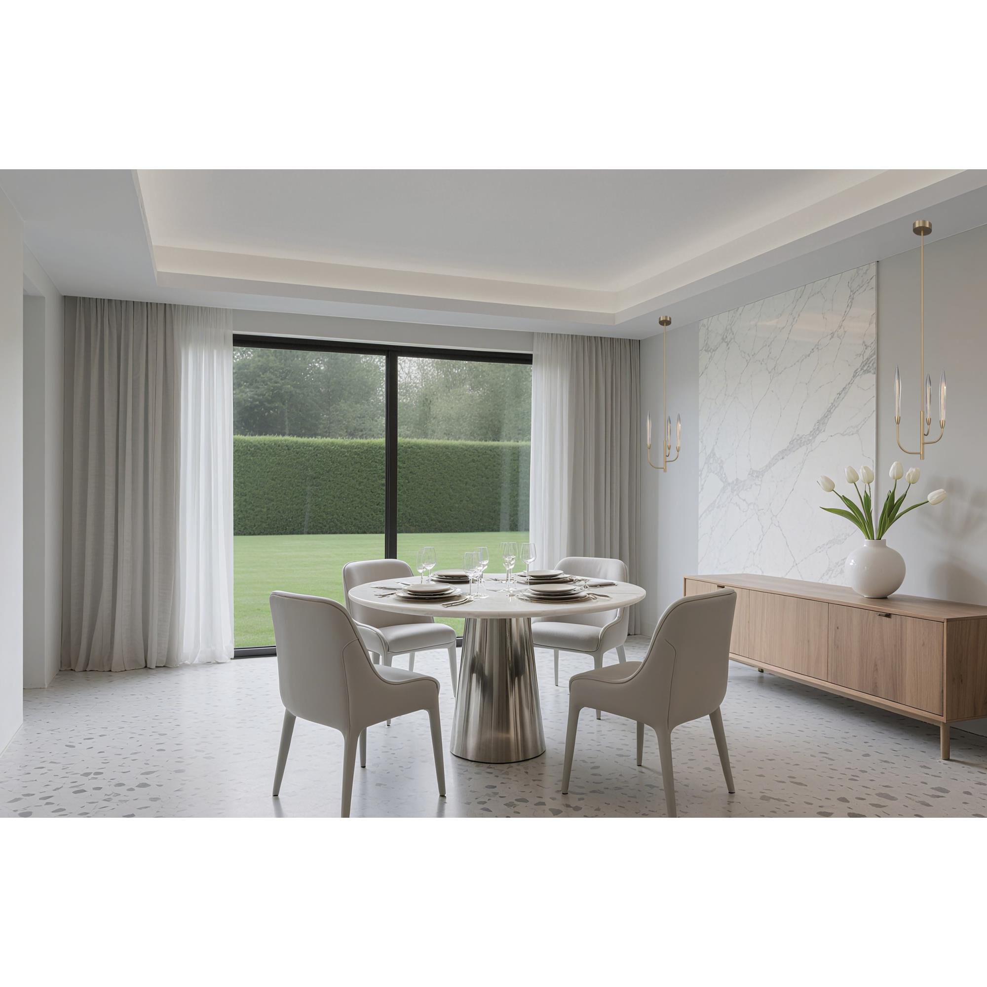 Shown in Brass finish and Gold Leaf HandPressed glass