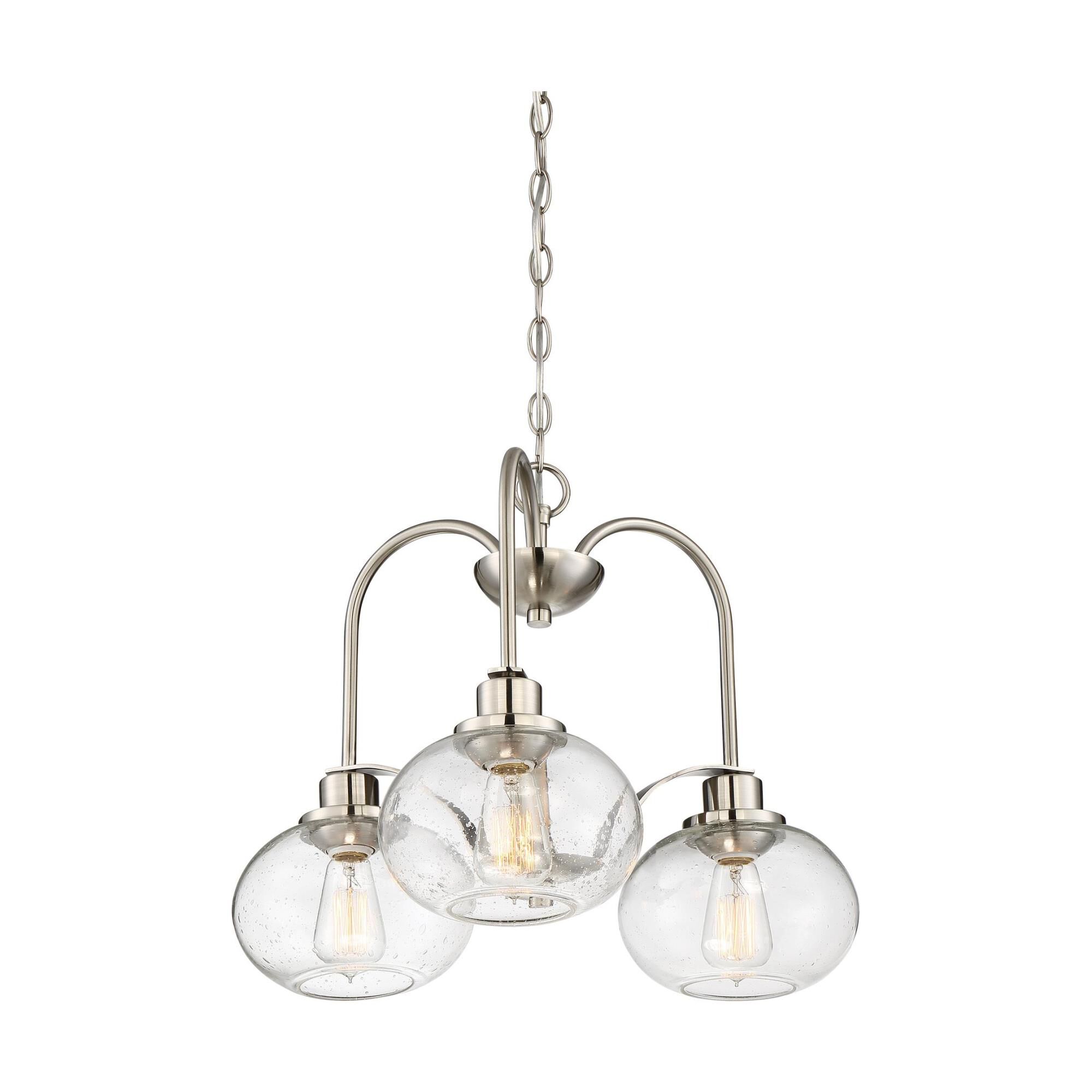 Trilogy 22 Inch 3 Light Mini Chandelier by Quoizel