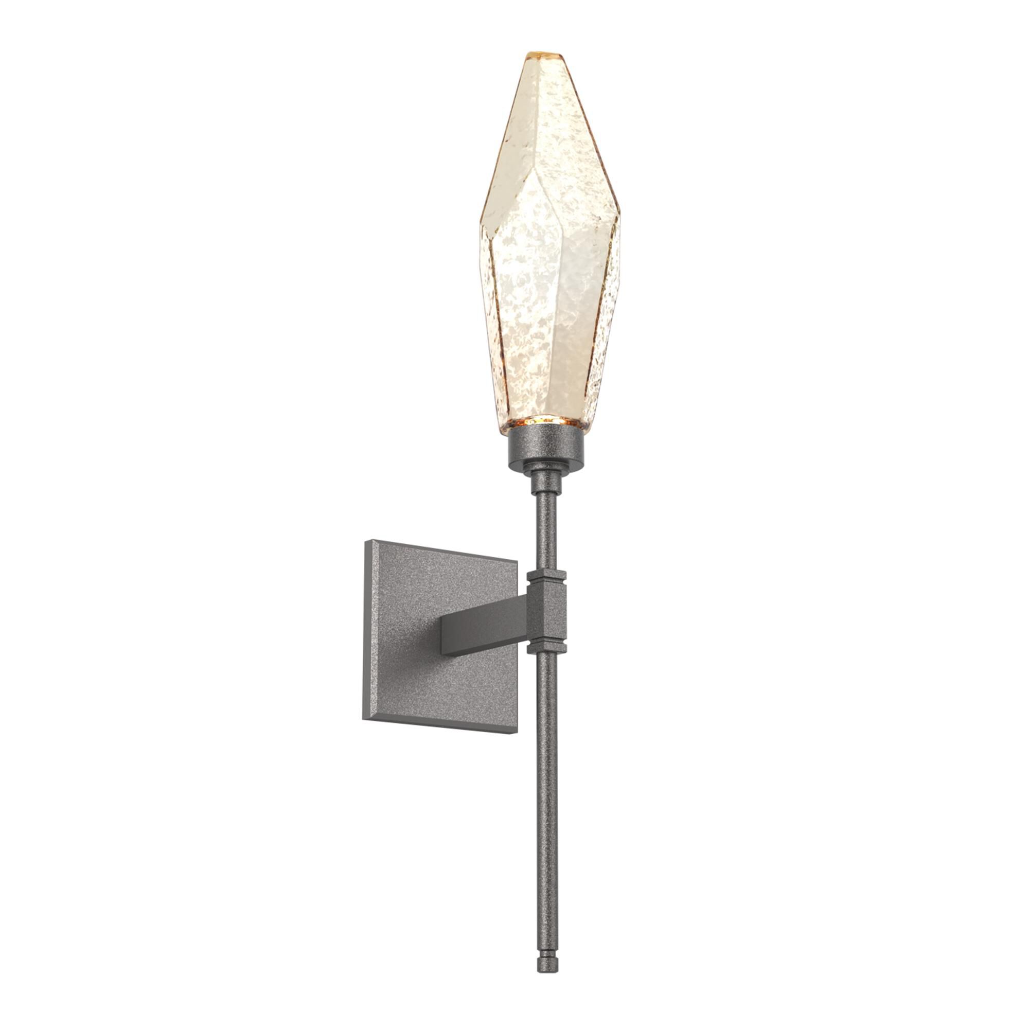 Rock Crystal Wall Sconce by Hammerton Studio