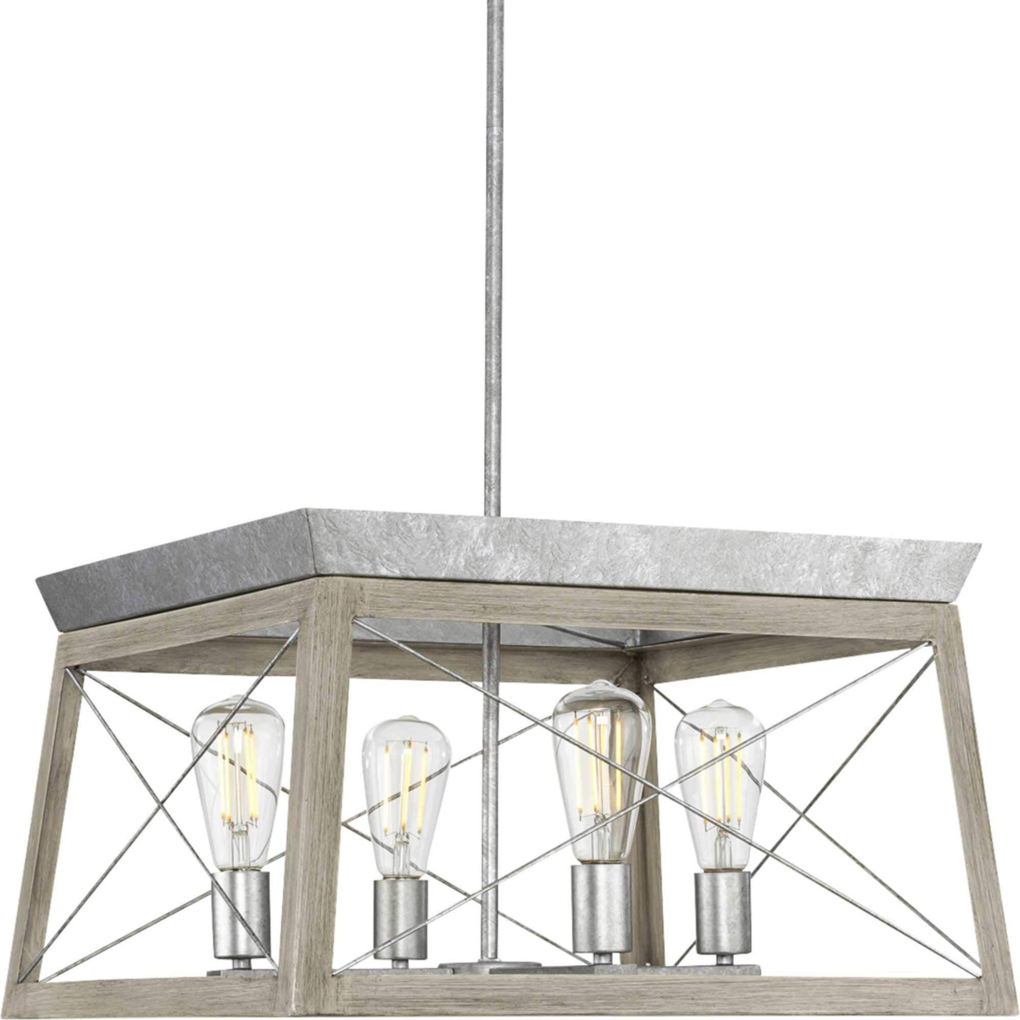 Briarwood 20 Inch 4 Light Mini Chandelier by Progress Lighting
