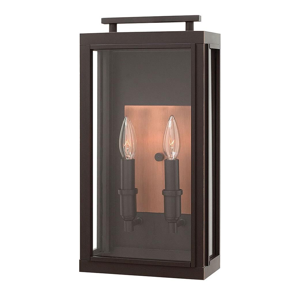 Sutcliffe 17 Inch Tall 2 Light Outdoor Wall Light by Hinkley Lighting