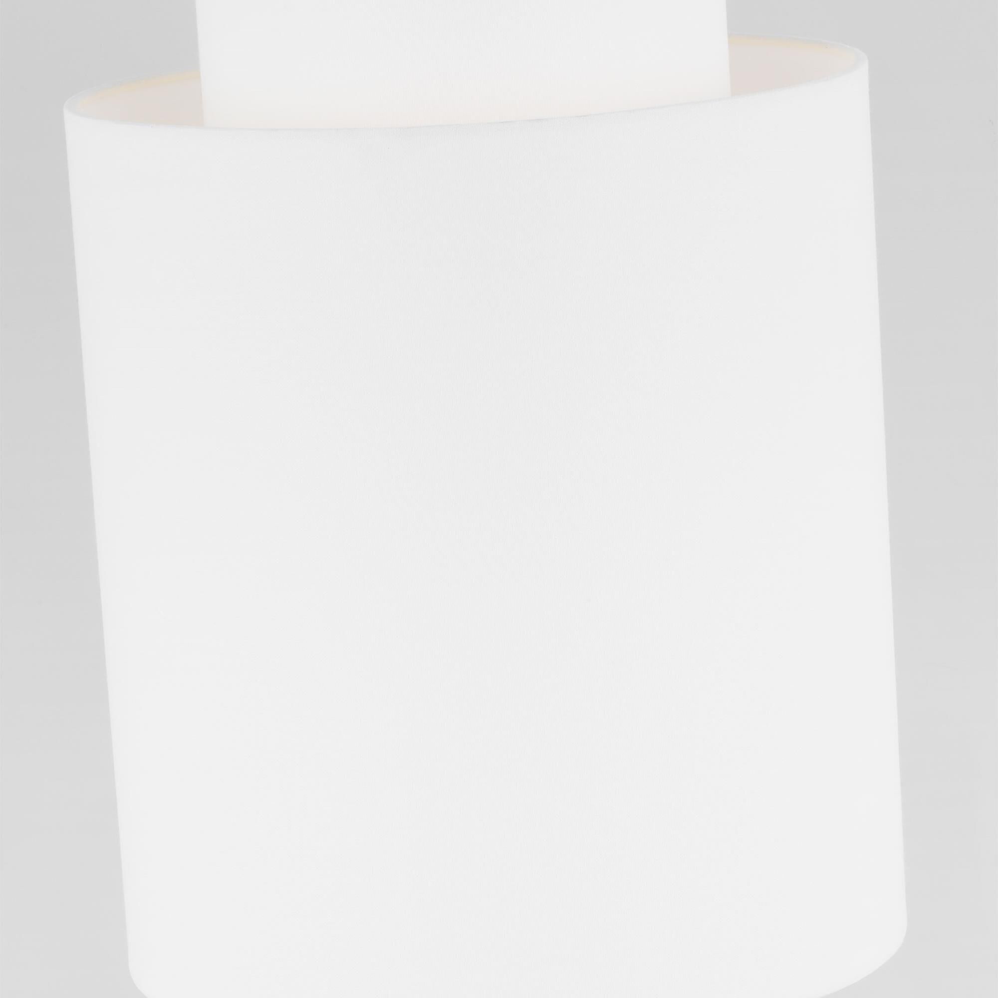 Shown in Blonde Rattan finish and Silk Screen White Inside Clear Outside glass