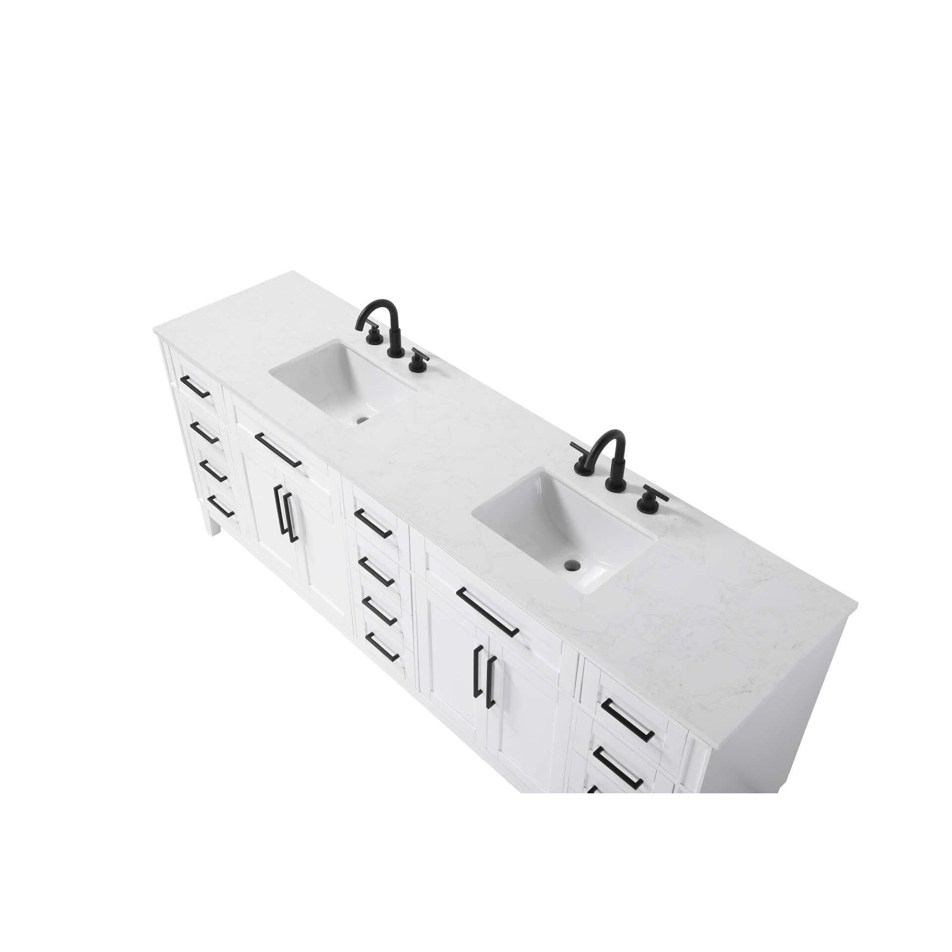 Shown in White finish