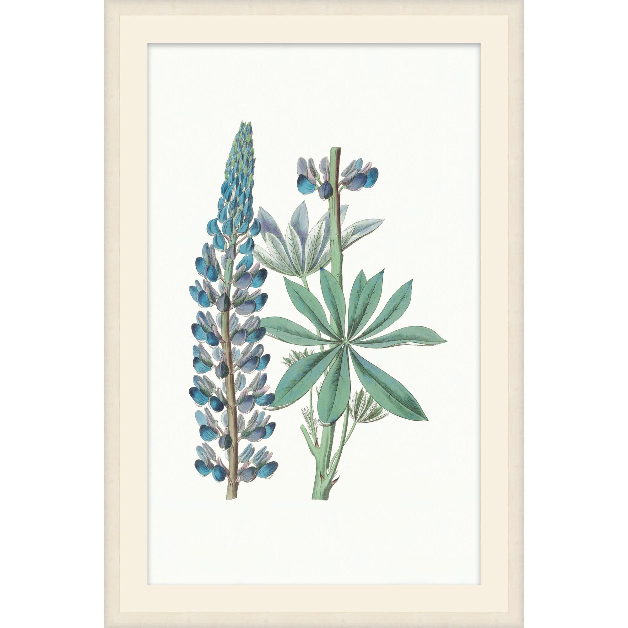 Studio L57 Nouvelle Sapphire Flora Print by LEVEL57