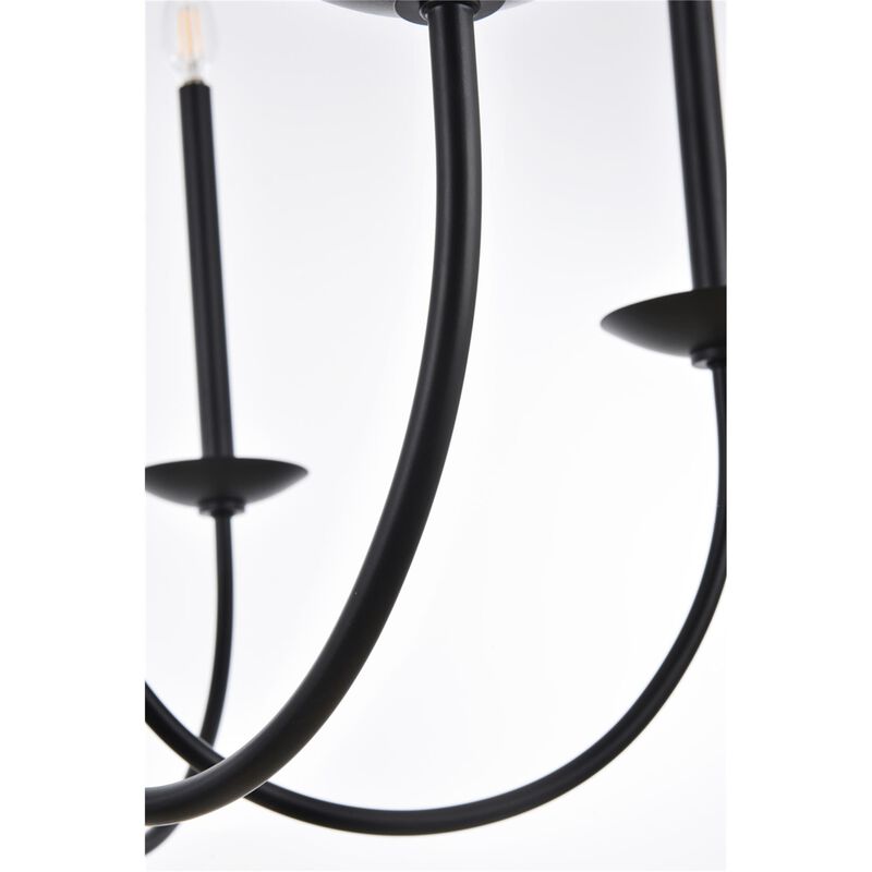 Cohen 36 Inch 6 Light Chandelier by Elegant Lighting