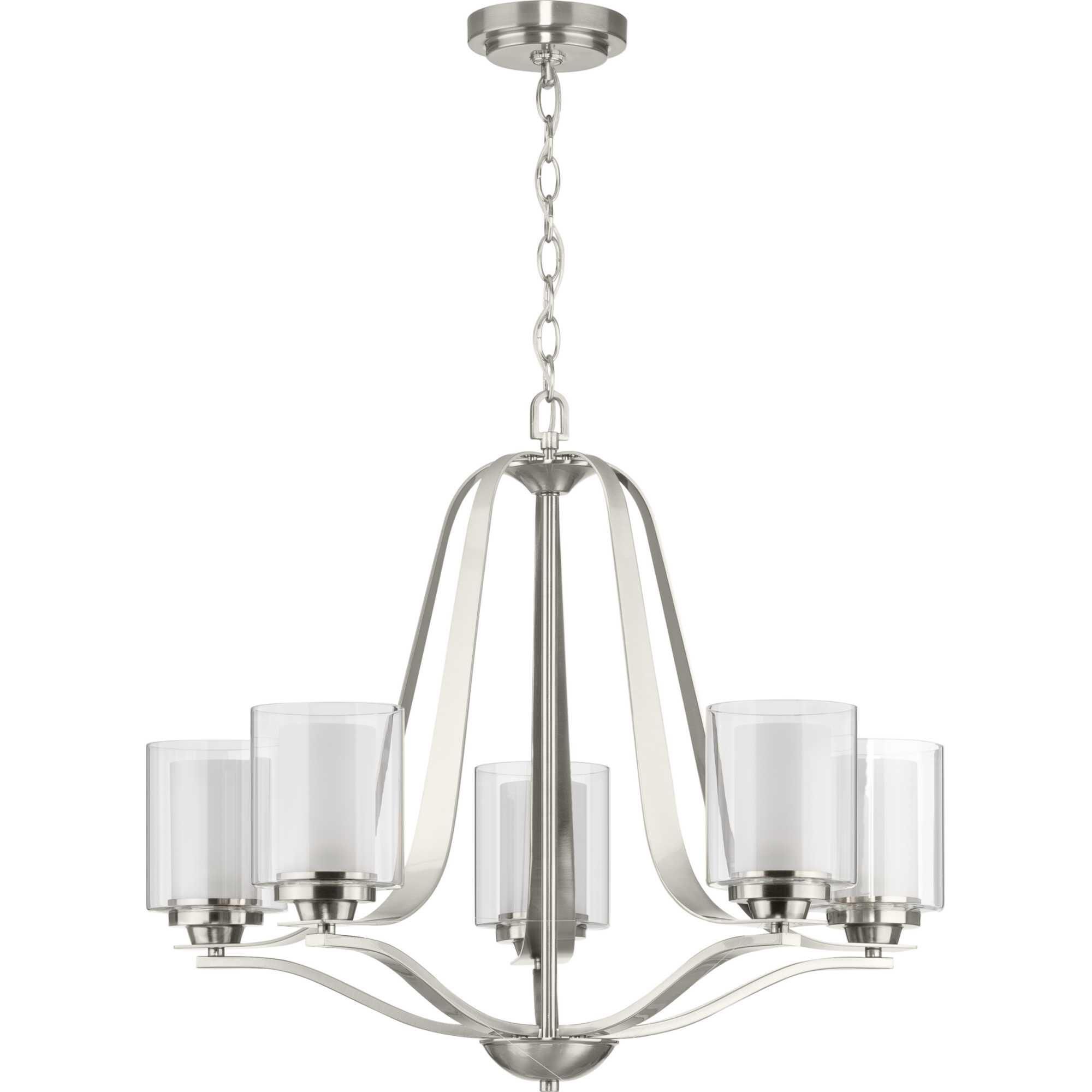 Kene 27 Inch 5 Light Chandelier by Progress Lighting