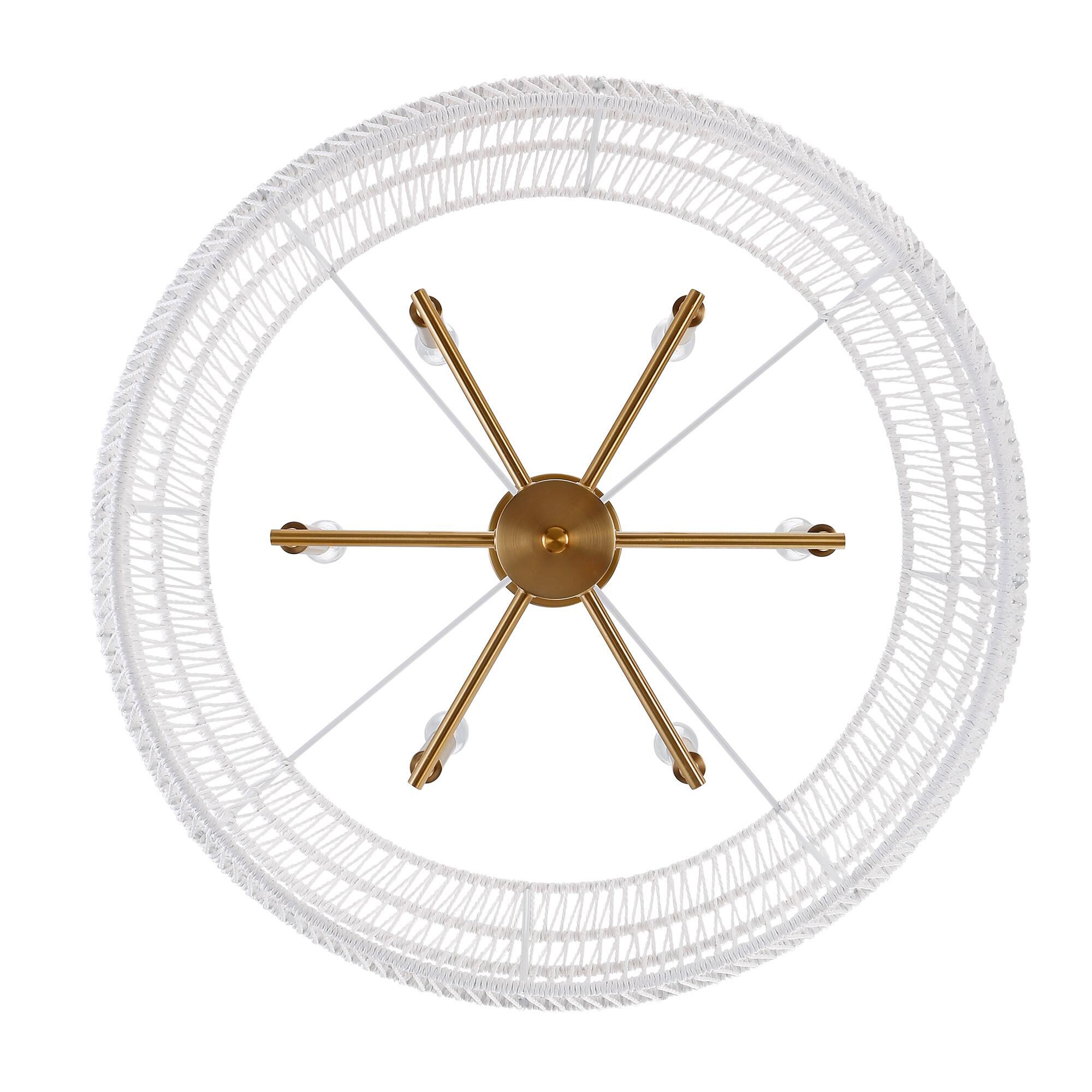 Ellie 27 Inch Semi Flush Mount by Golden Lighting