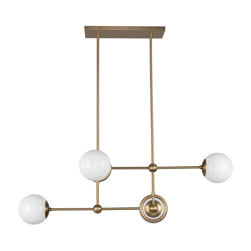Fiore Medium Linear Chandelier by Alora Mood