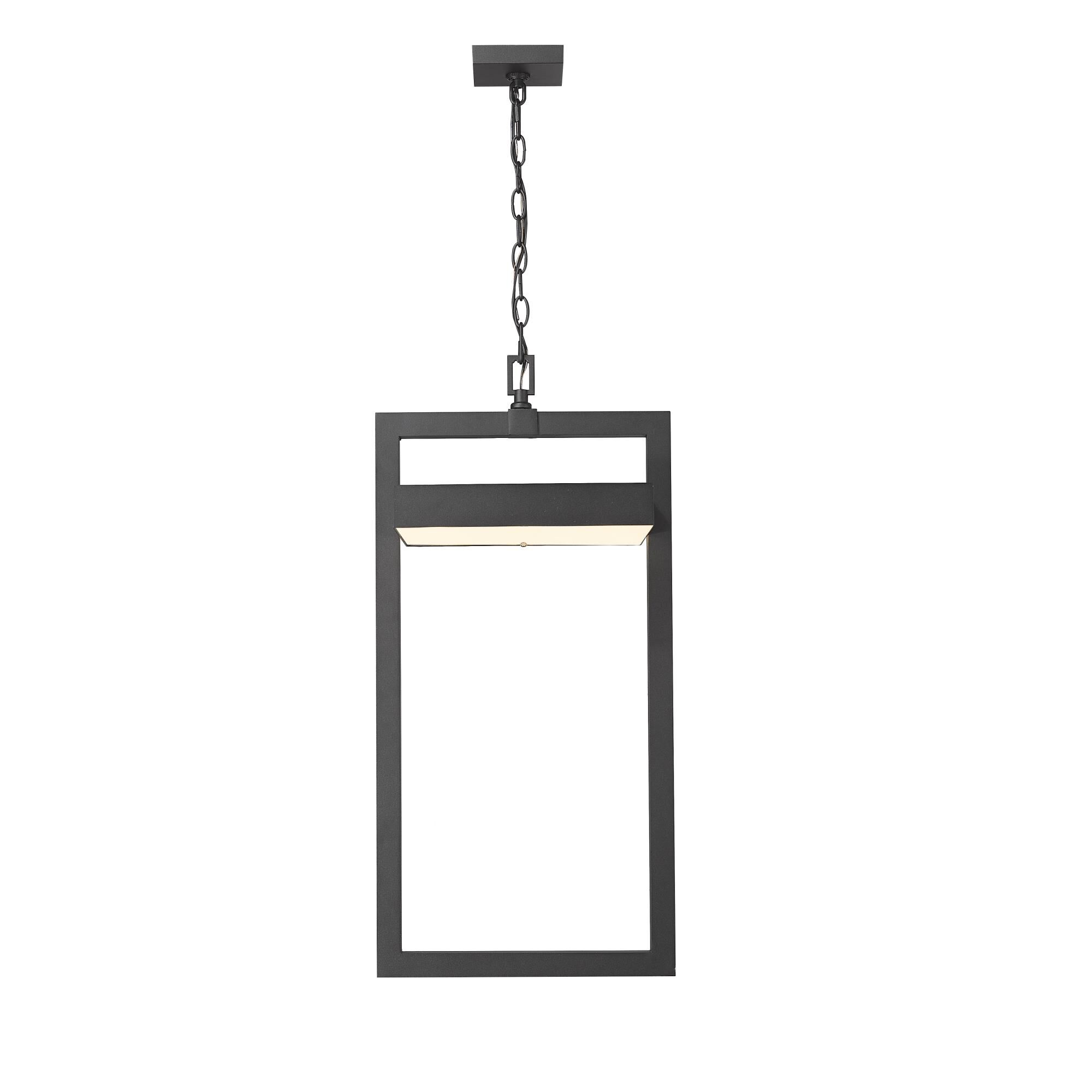 Shown in Black finish and Glass shade