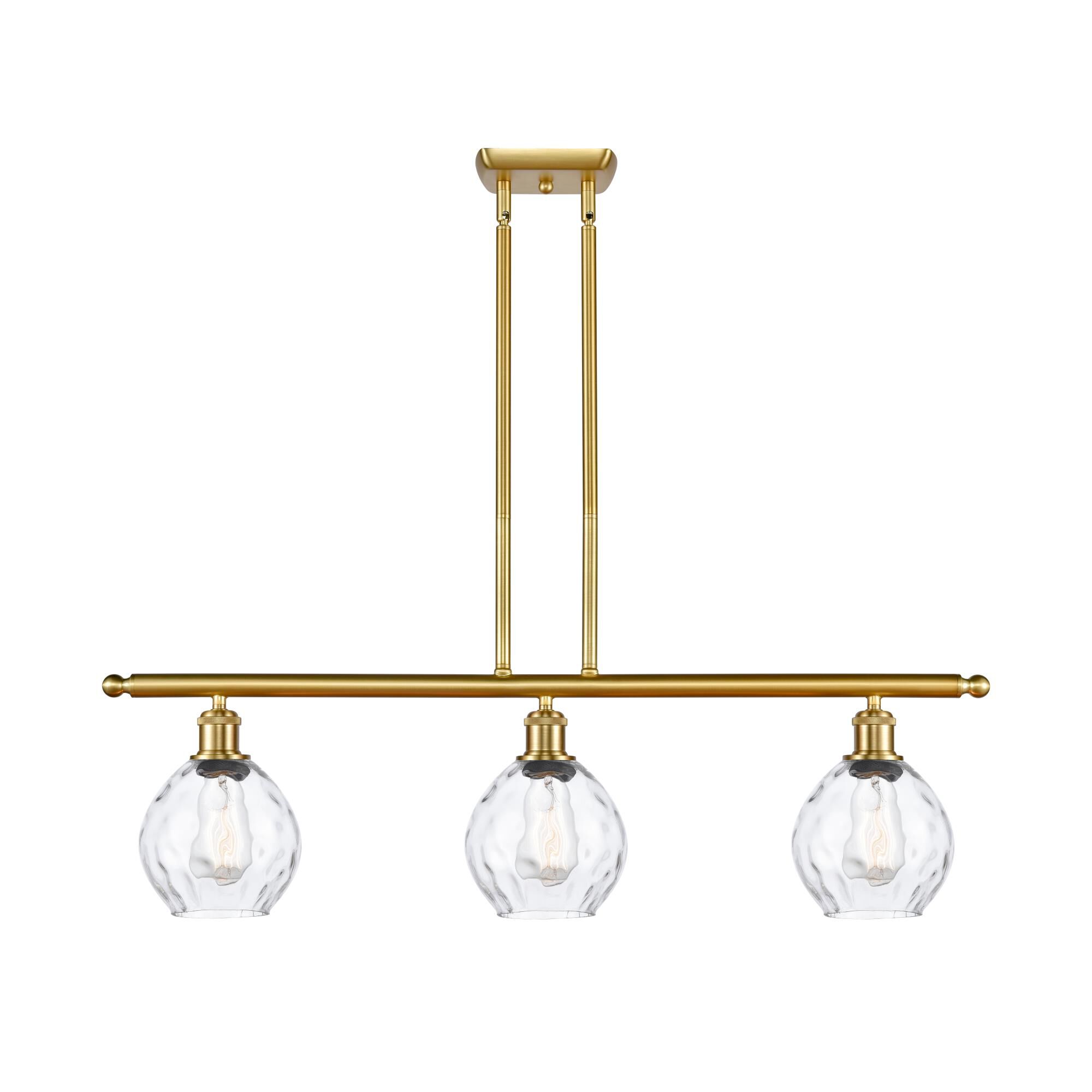 Bruno Marashlian Small Waverly 36 Inch 3 Light Linear Suspension Light by Innovations Lighting