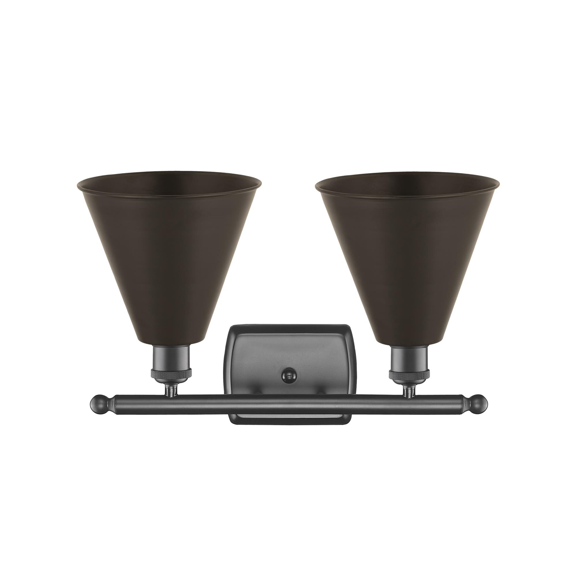 Bruno Marashlian Ballston Cone 18 Inch 2 Light Bath Vanity Light by Innovations Lighting