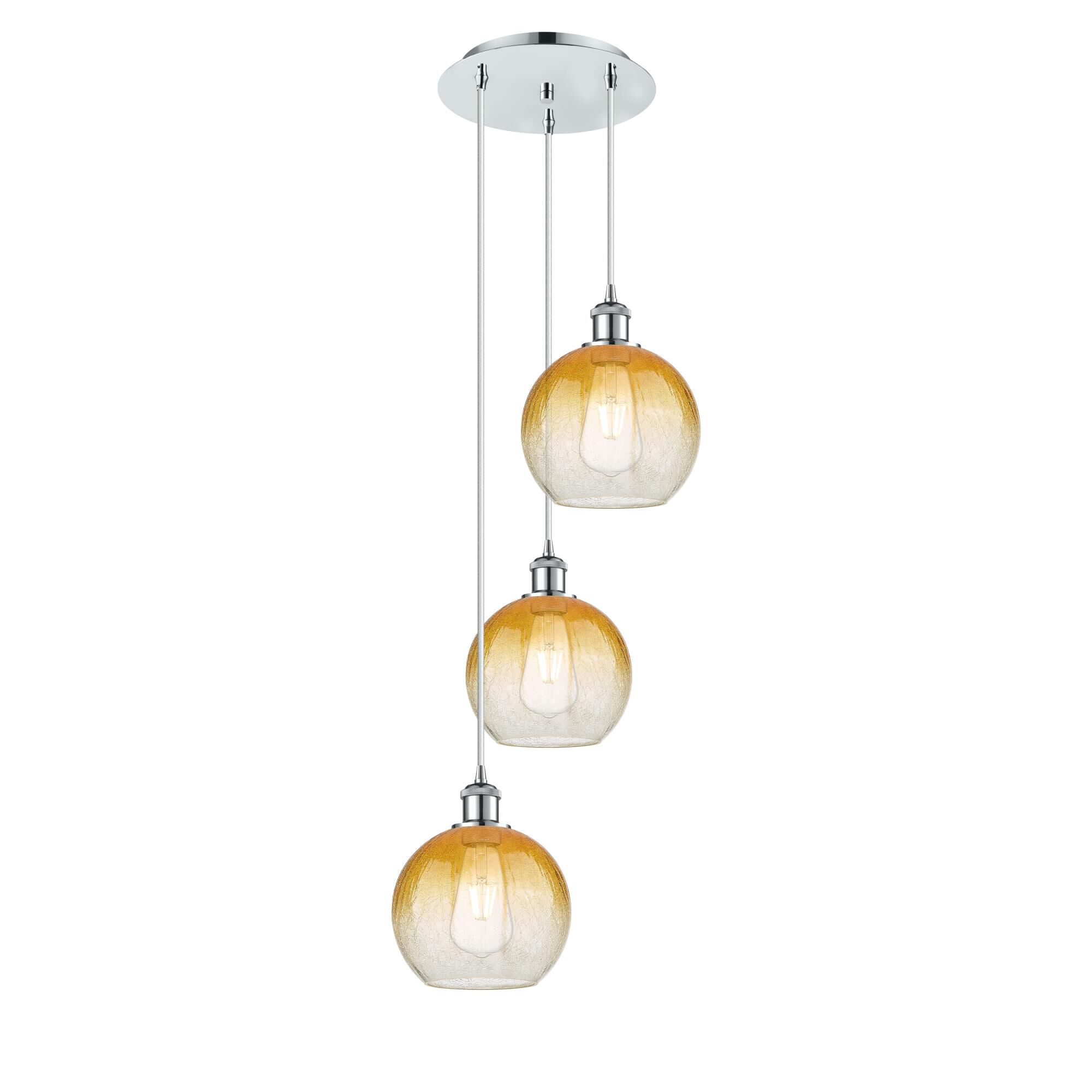 Bruno Marashlian Brookhaven Globe 15 Inch Multi Light Pendant by Innovations Lighting
