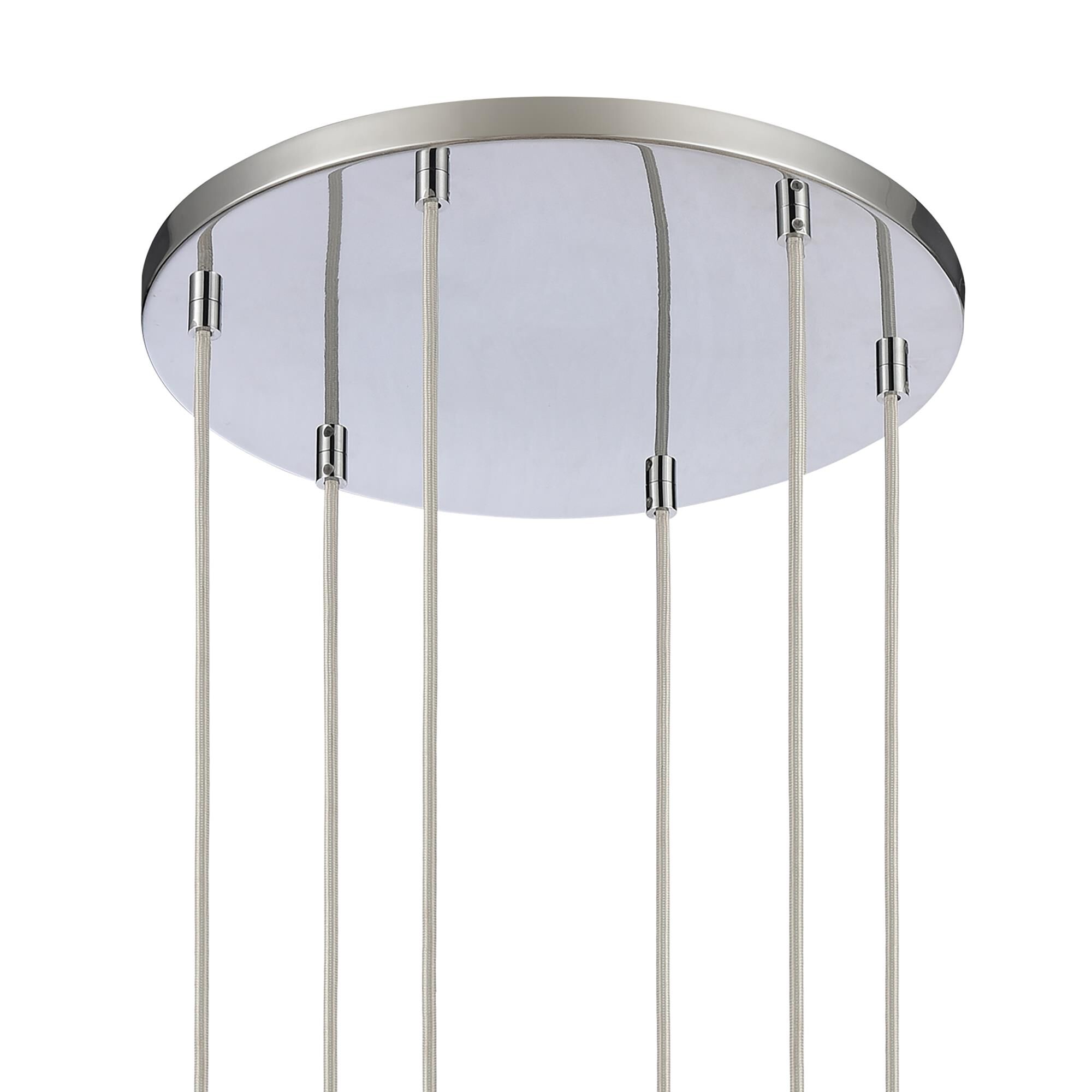 Shown in Silver finish and Clear Crystal Cut glass