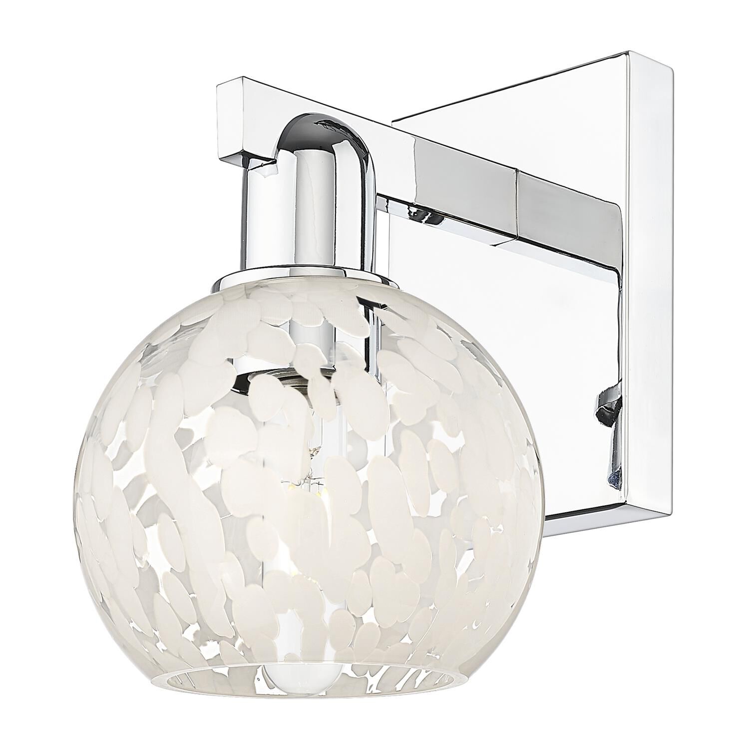 Bruno Marashlian White Mouchette 10 Inch Wall Sconce by Innovations Lighting