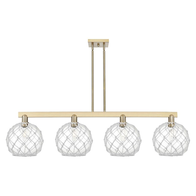 Bruno Marashlian Farmhouse Rope 53 Inch Linear Suspension Light by Innovations Lighting