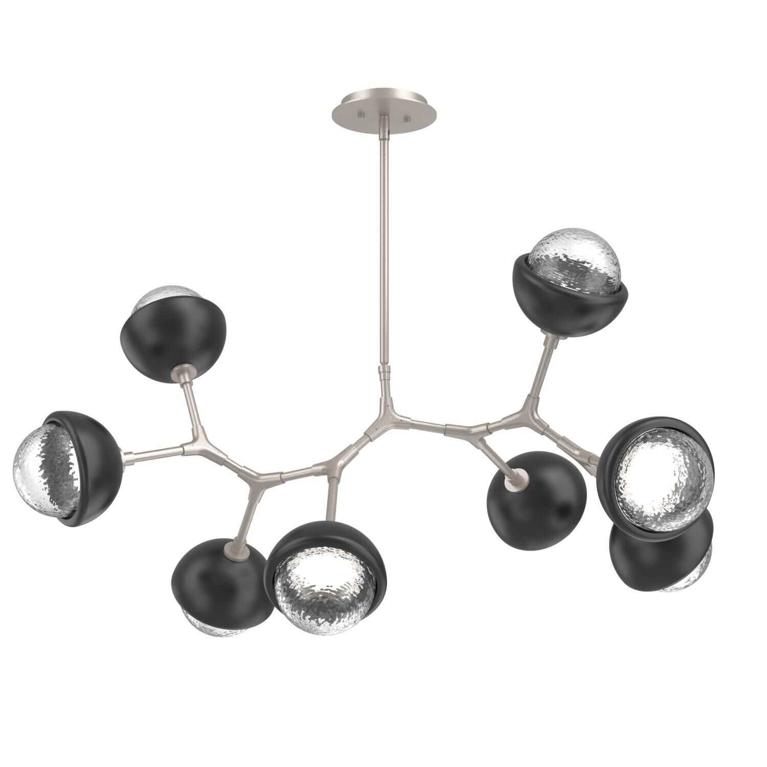 Levi Wilson Cabochon 38 Inch Linear Suspension Light by Hammerton Studio