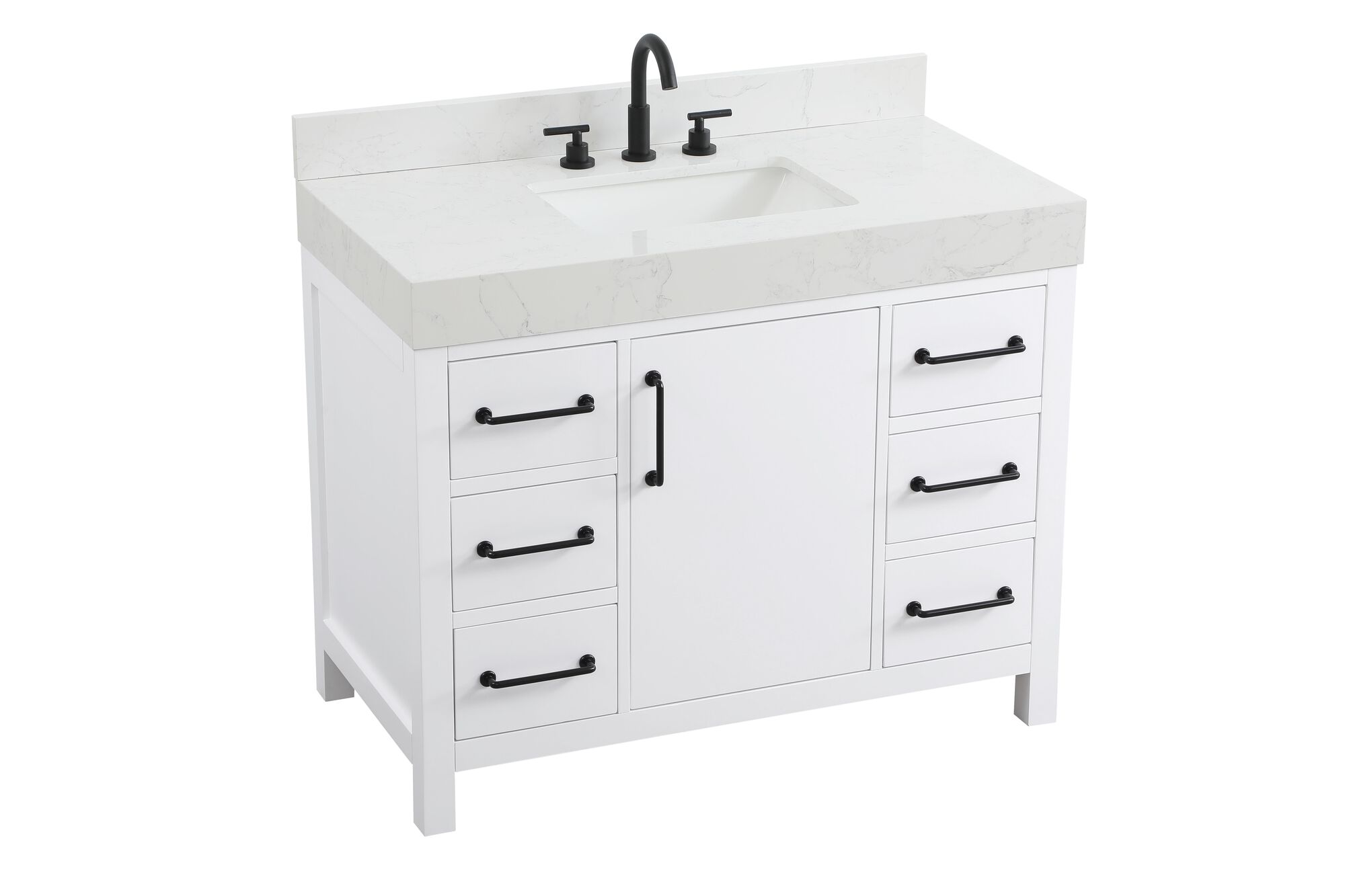 Shown in White finish
