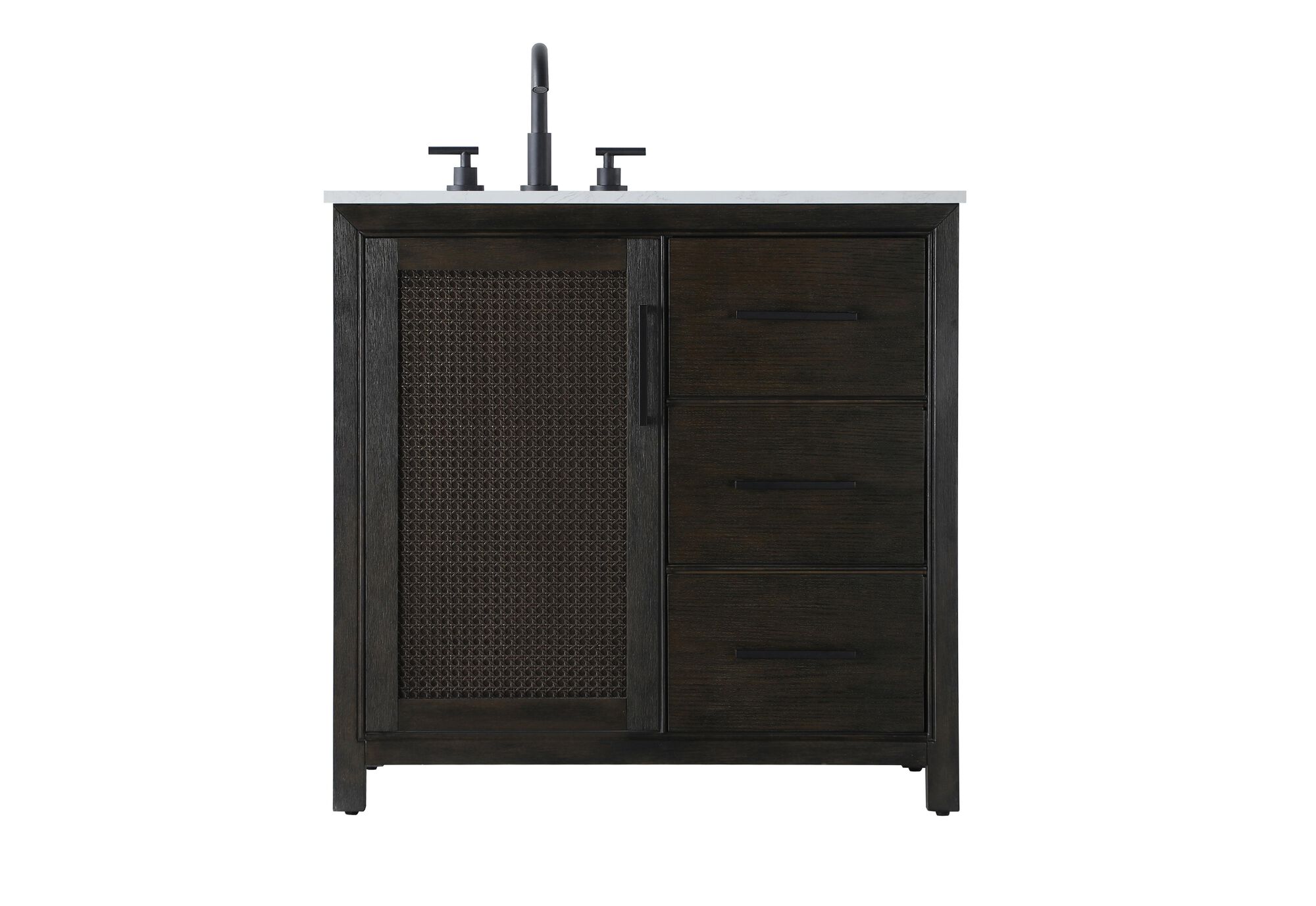 Shown in Chocolate Oak finish