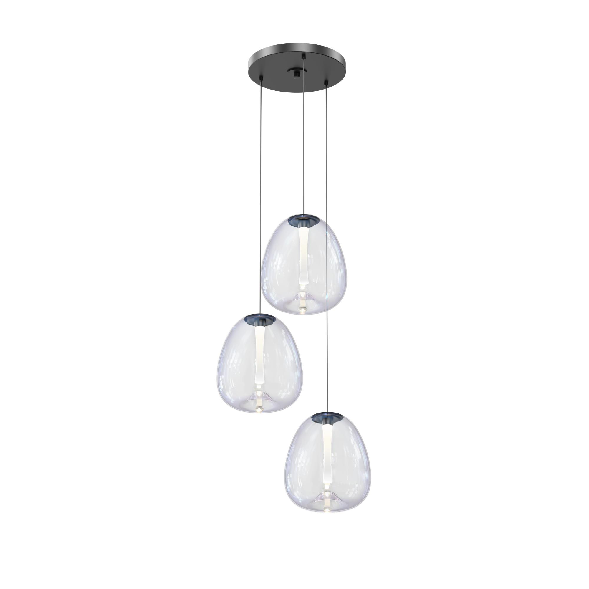 Mela 20 Inch 3 Light LED Multi Light Pendant by SONNEMAN
