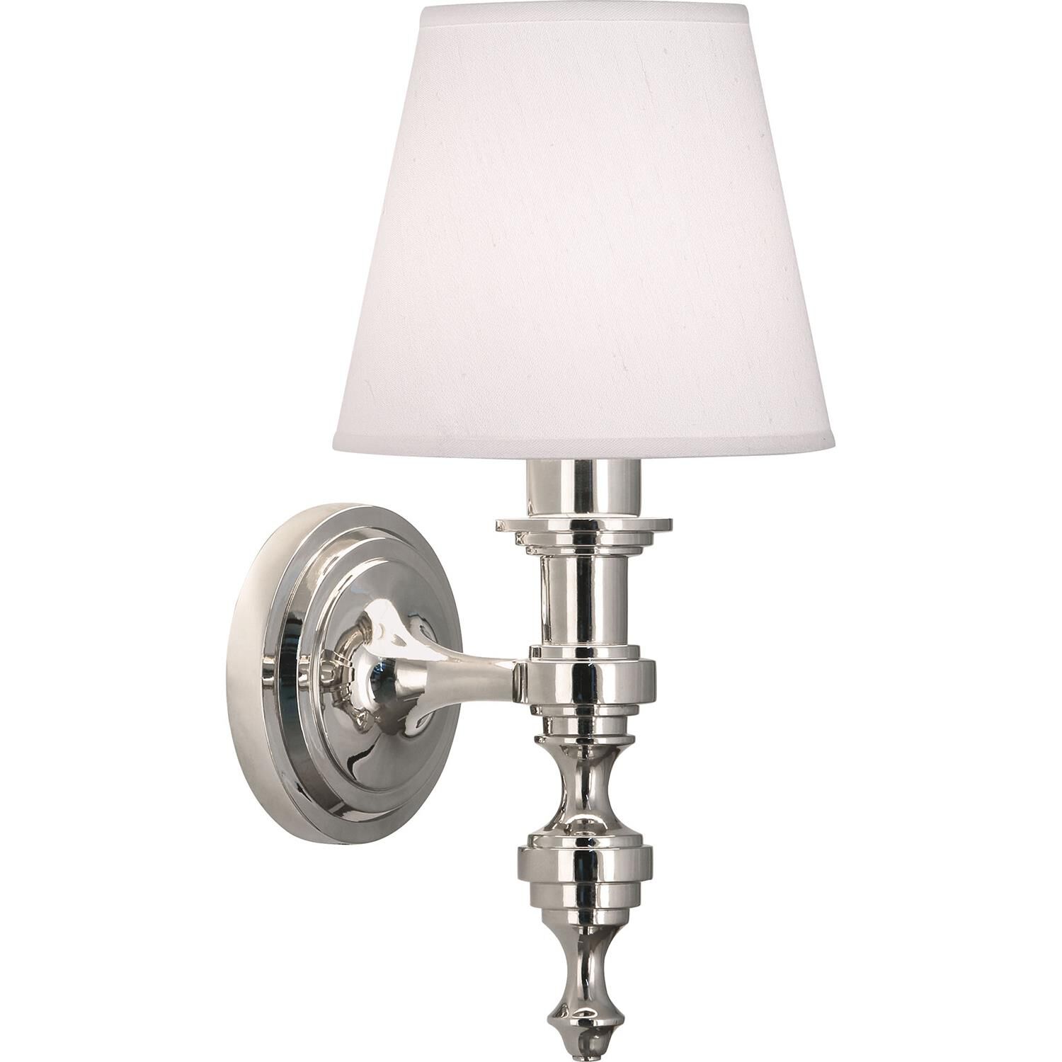 Shown in Polished Nickel finish and Pearl shade