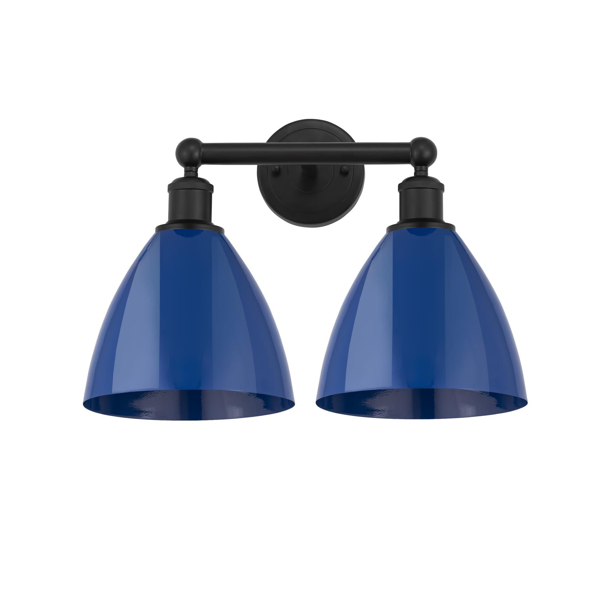 Shown in Matte Black, Blue finish and Blue Metal shade
