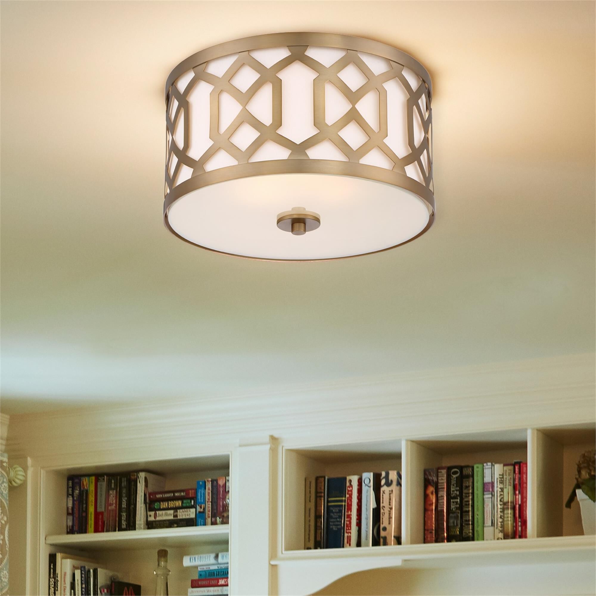 Libby Langdon Jennings 16 Inch 3 Light Flush Mount,