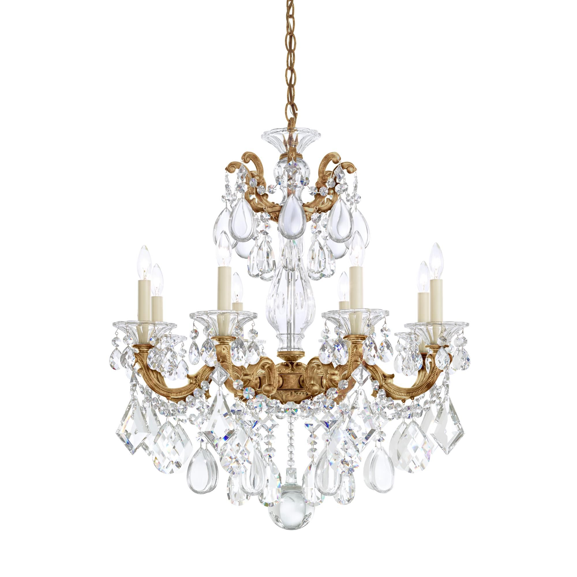 La Scala 25 Inch 8 Light Chandelier by Schonbek