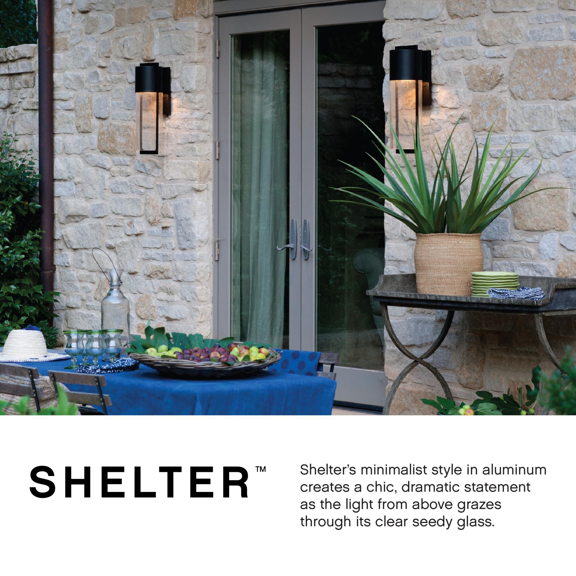 Hinkley Lighting Shelter 20 Inch Tall Outdoor Wall Light