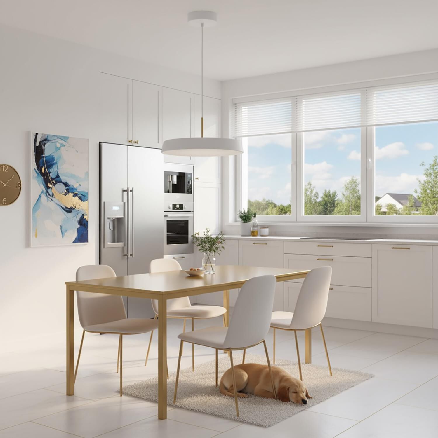 Shown in White finish