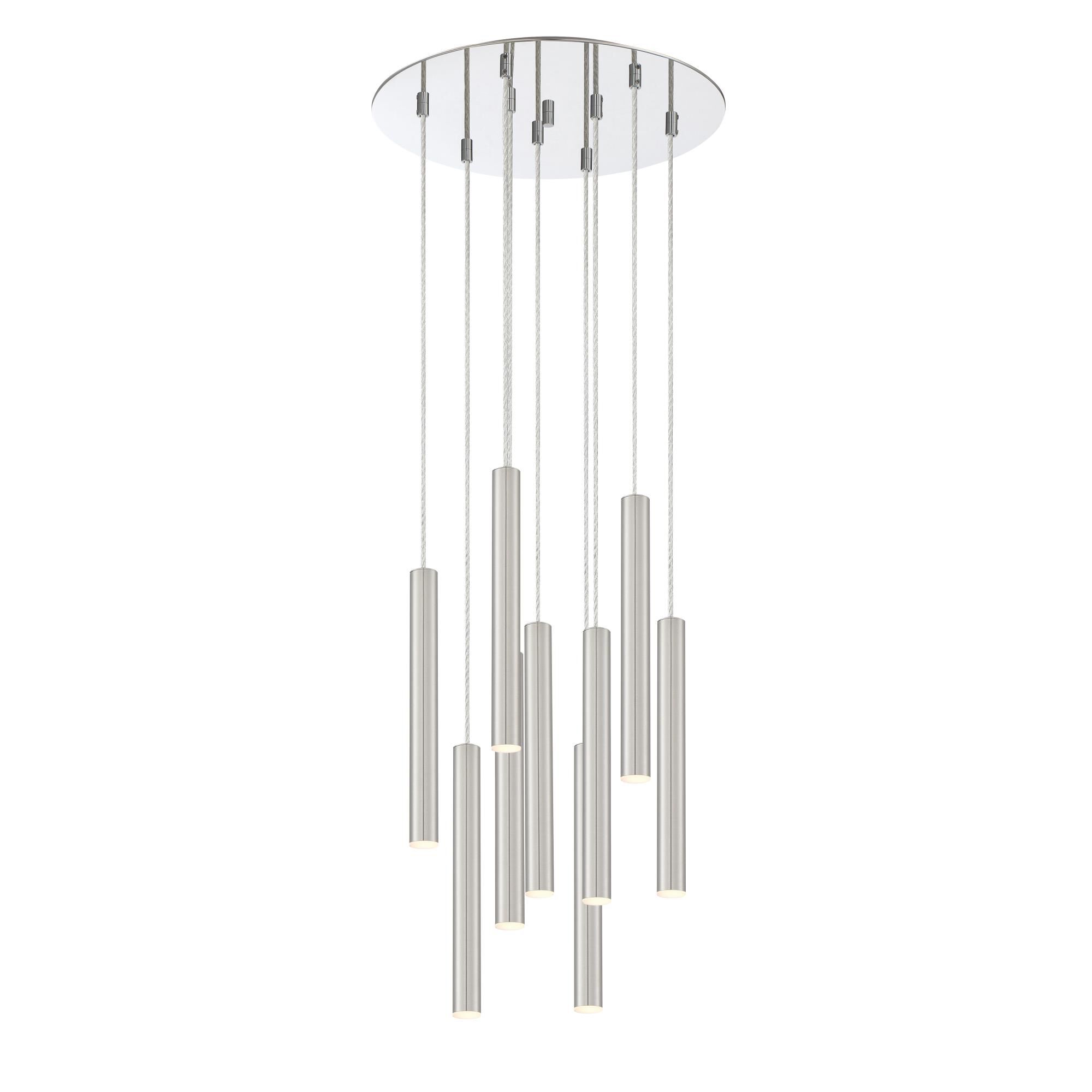 Forest 16 Inch 9 Light LED Linear Suspension Light by Z-Lite