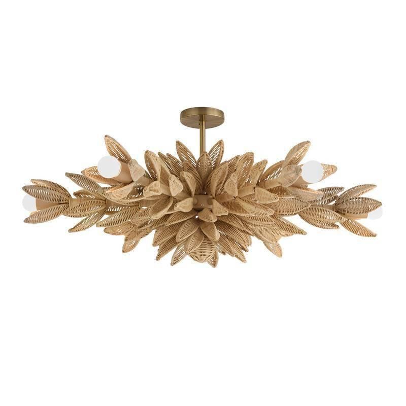 Kasai 37 Inch Semi Flush Mount by Arteriors Home