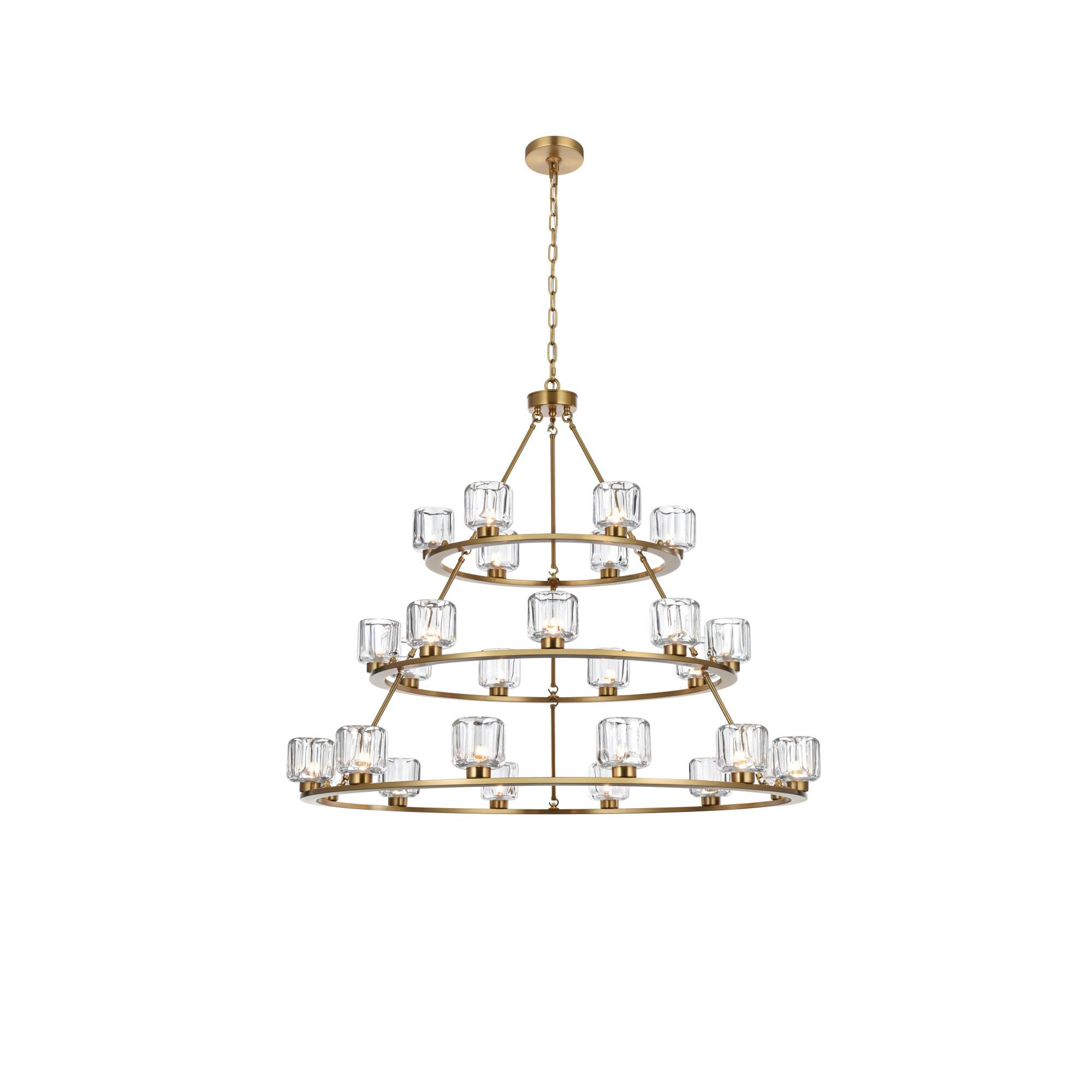 Shown in Satin Gold And Clear finish